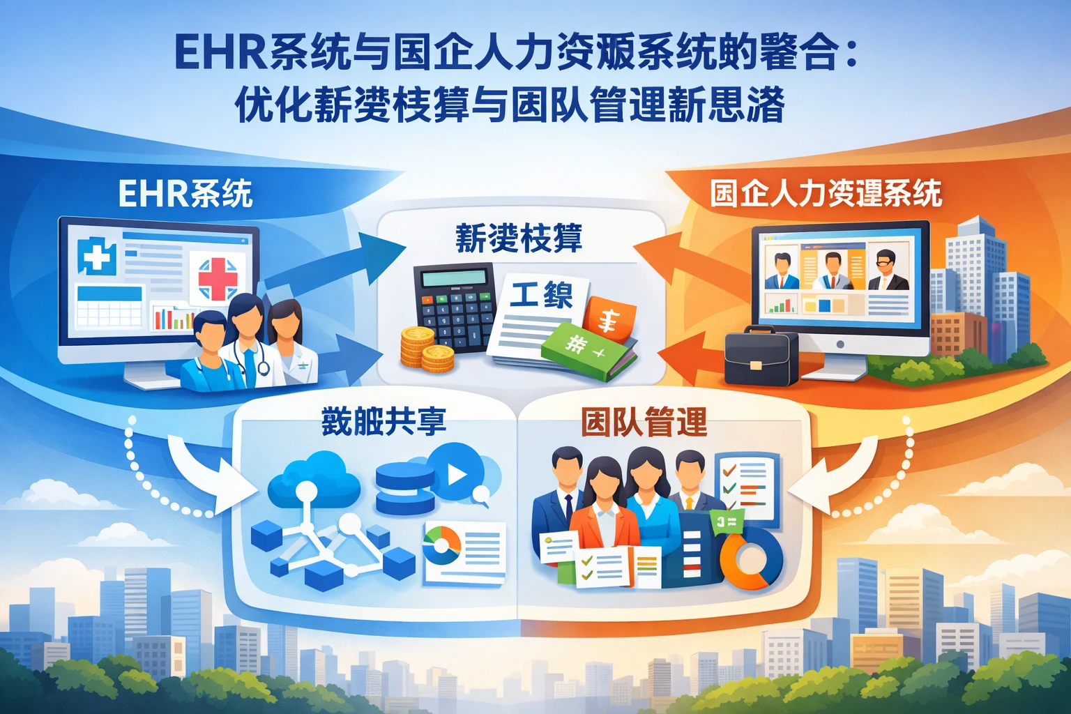 EHR系统与国企人力资源系统的整合：优化薪资核算与团队管理新思路