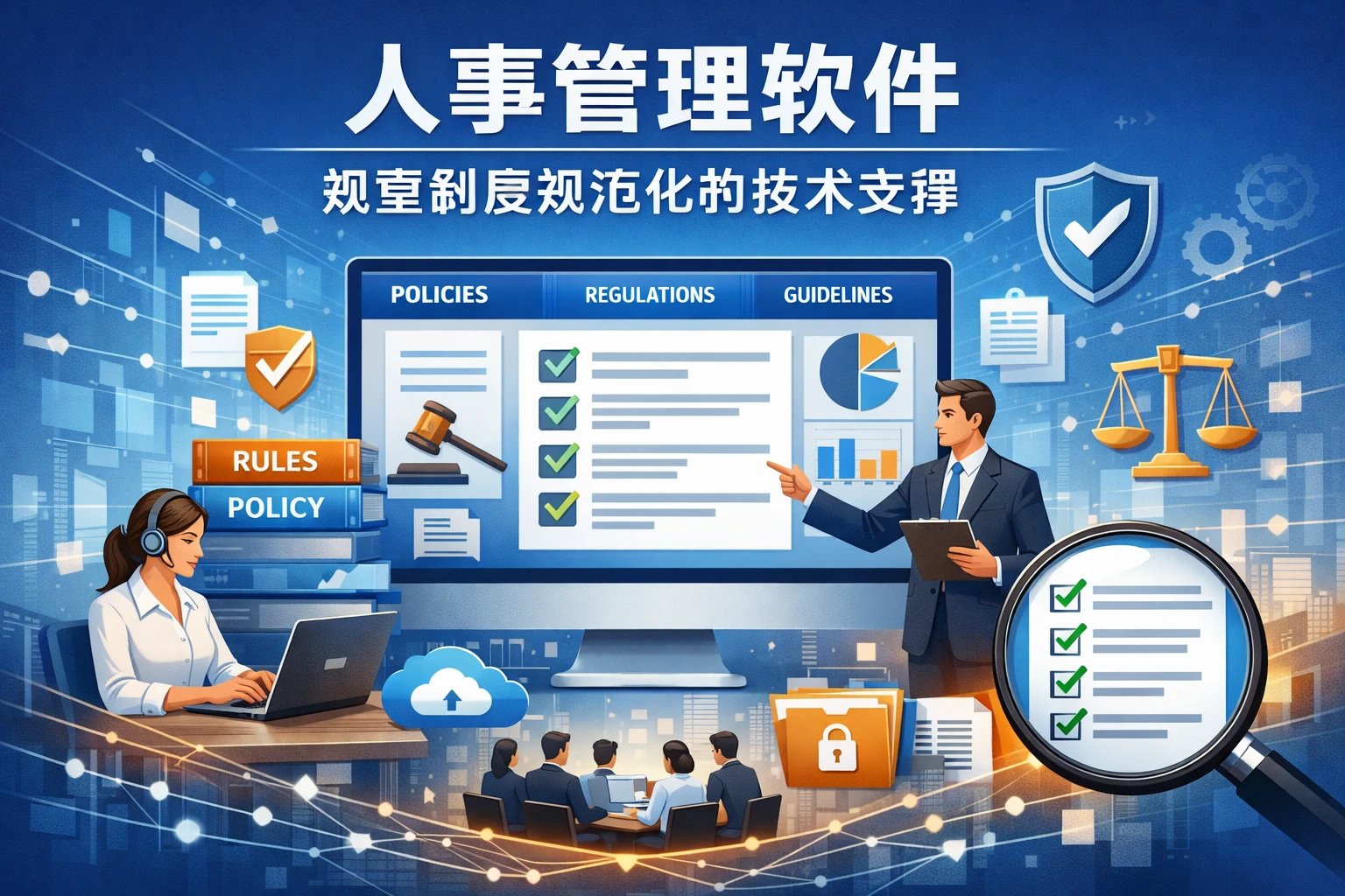 人事管理软件：规章制度规范化的技术支撑