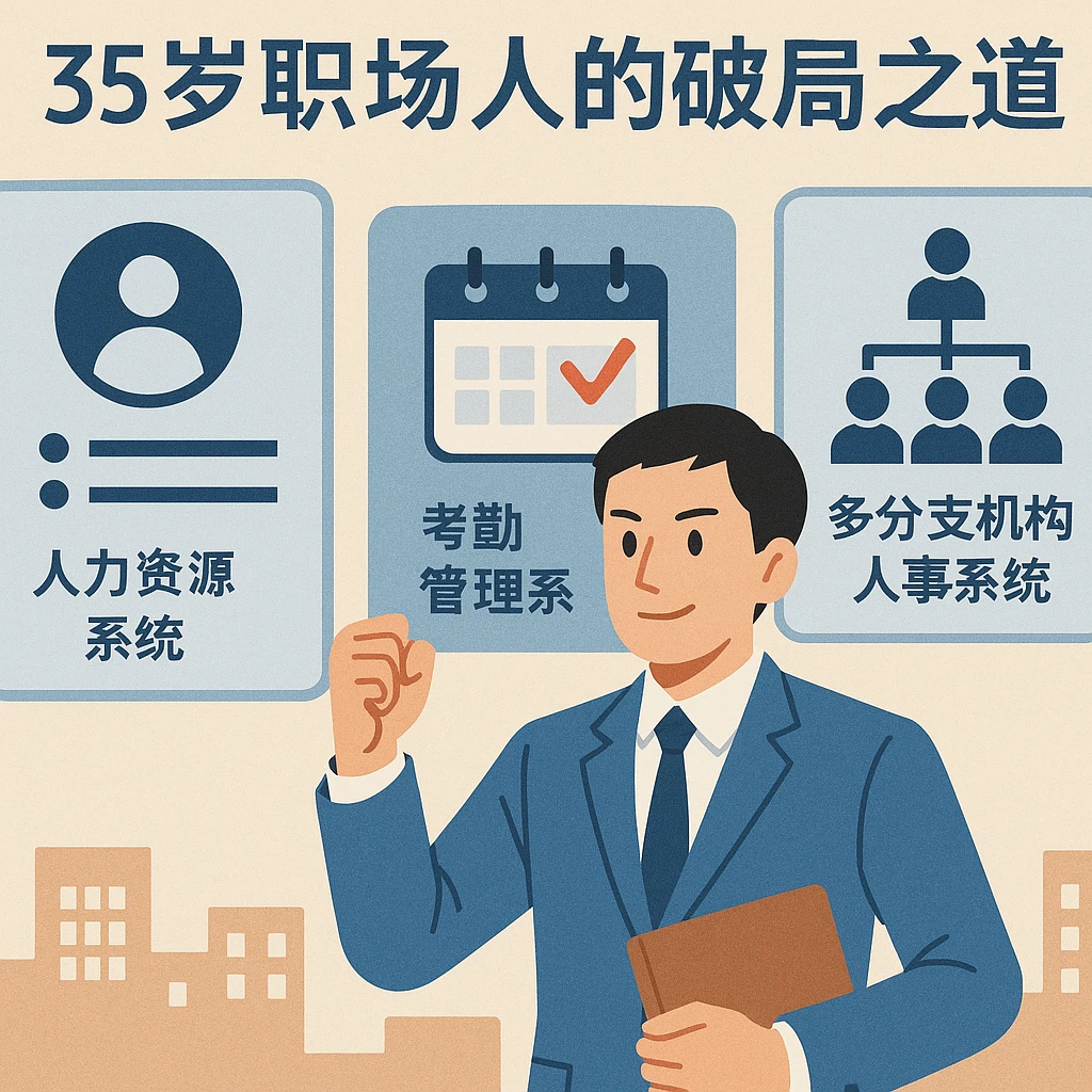 人力资源系统、考勤管理系统与多分支机构人事系统：35岁职场人的破局之道