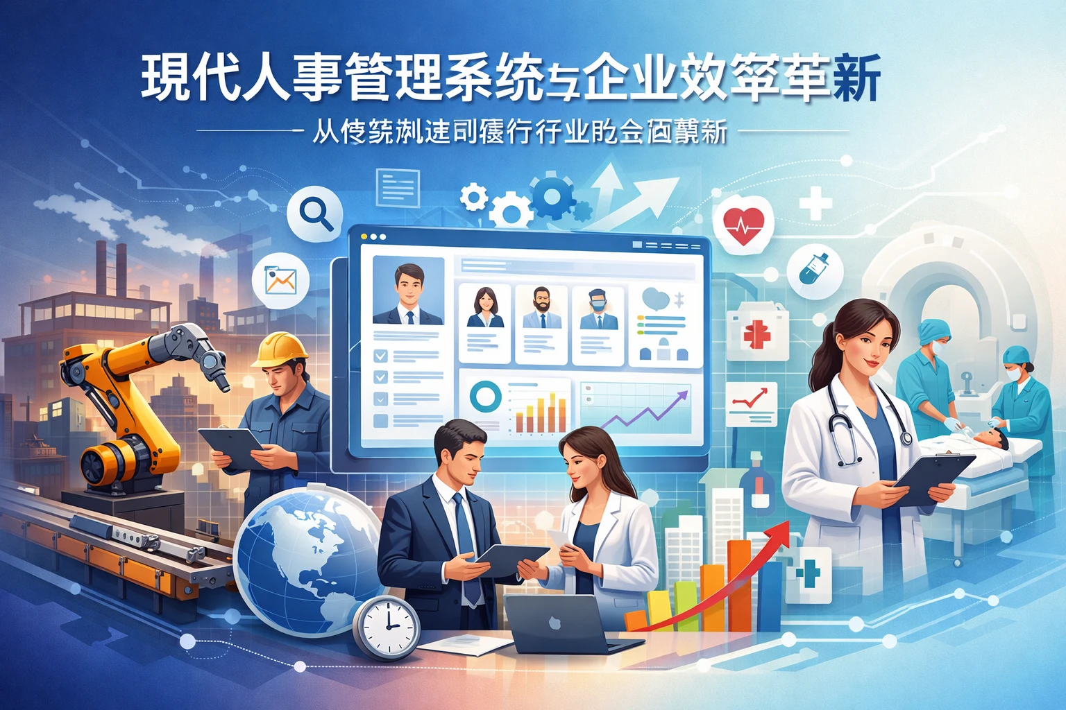 现代人事管理系统与企业效率革新——从传统制造到医疗行业的全面解析
