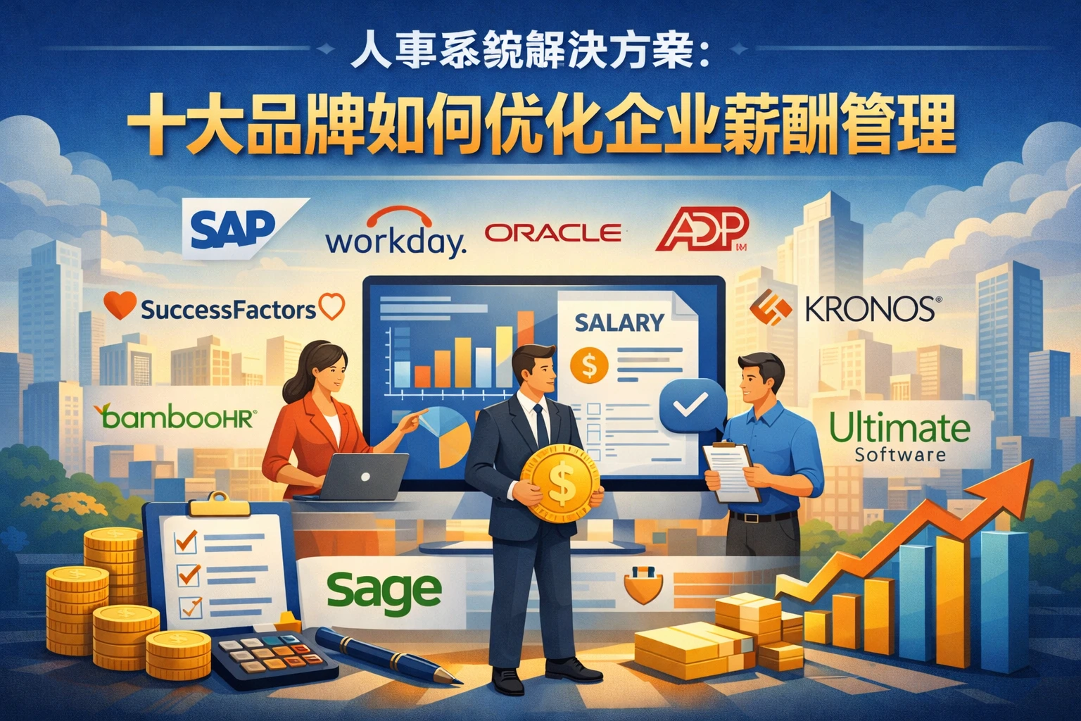 人事系统解决方案：十大品牌如何优化企业薪酬管理