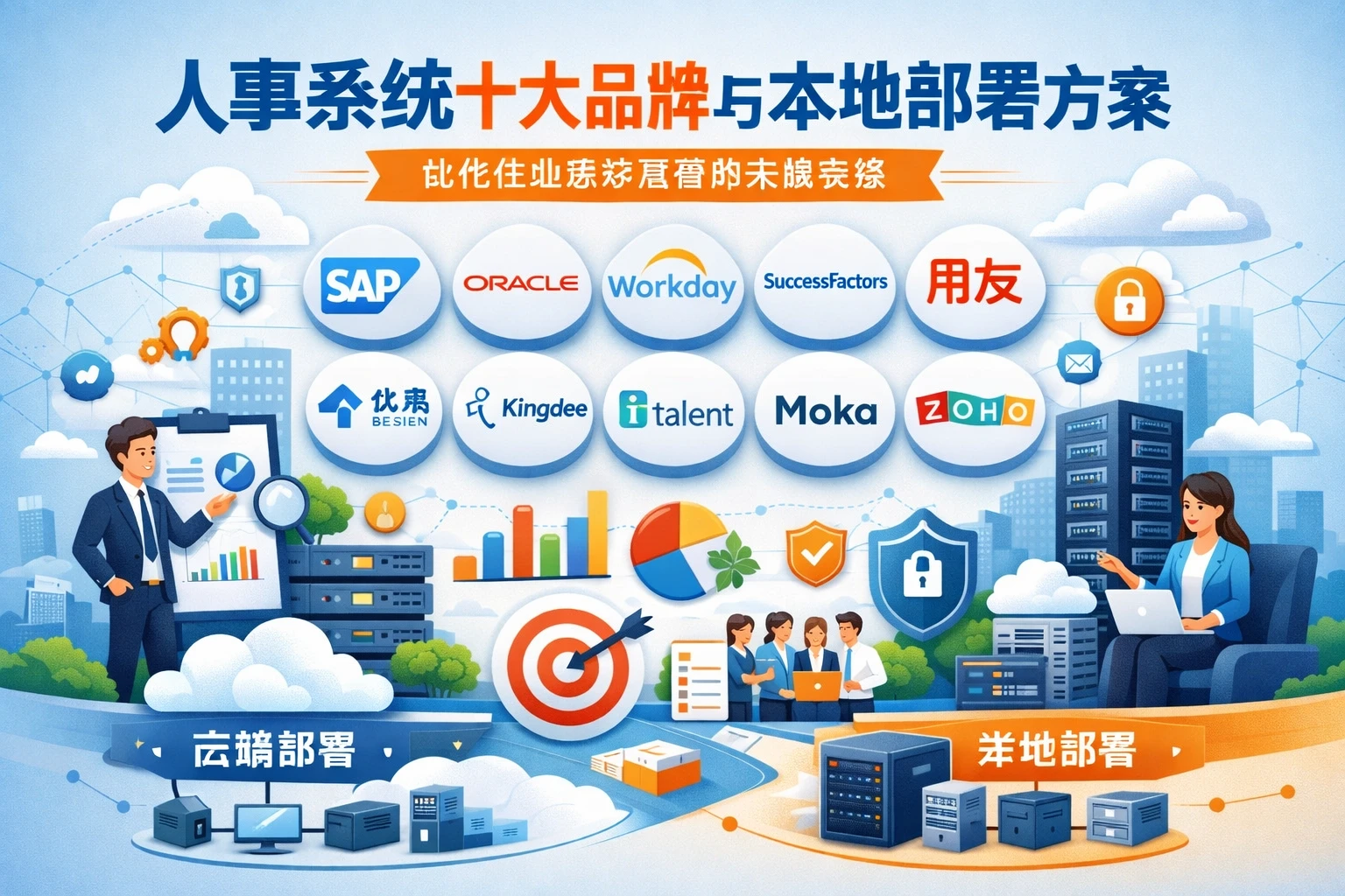 人事系统十大品牌与本地部署方案:优化企业绩效管理的关键选择