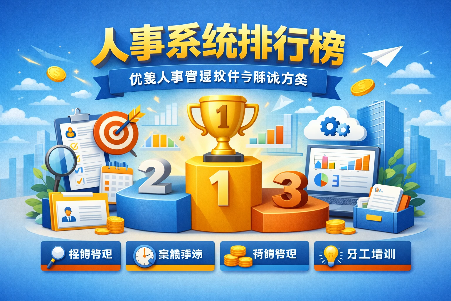 人事系统排行榜：优选人事管理软件与解决方案