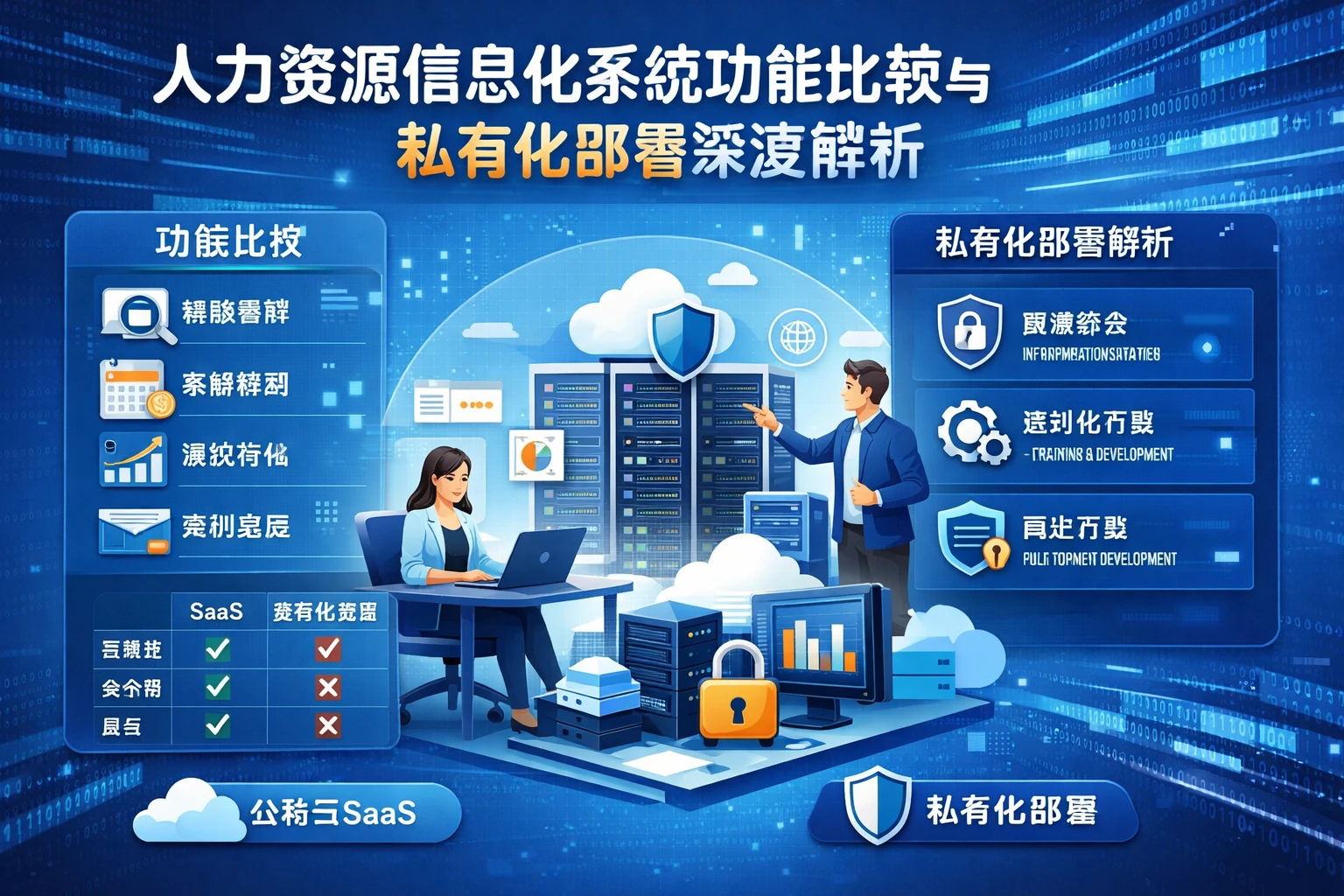 人力资源信息化系统功能比较与私有化部署深度解析