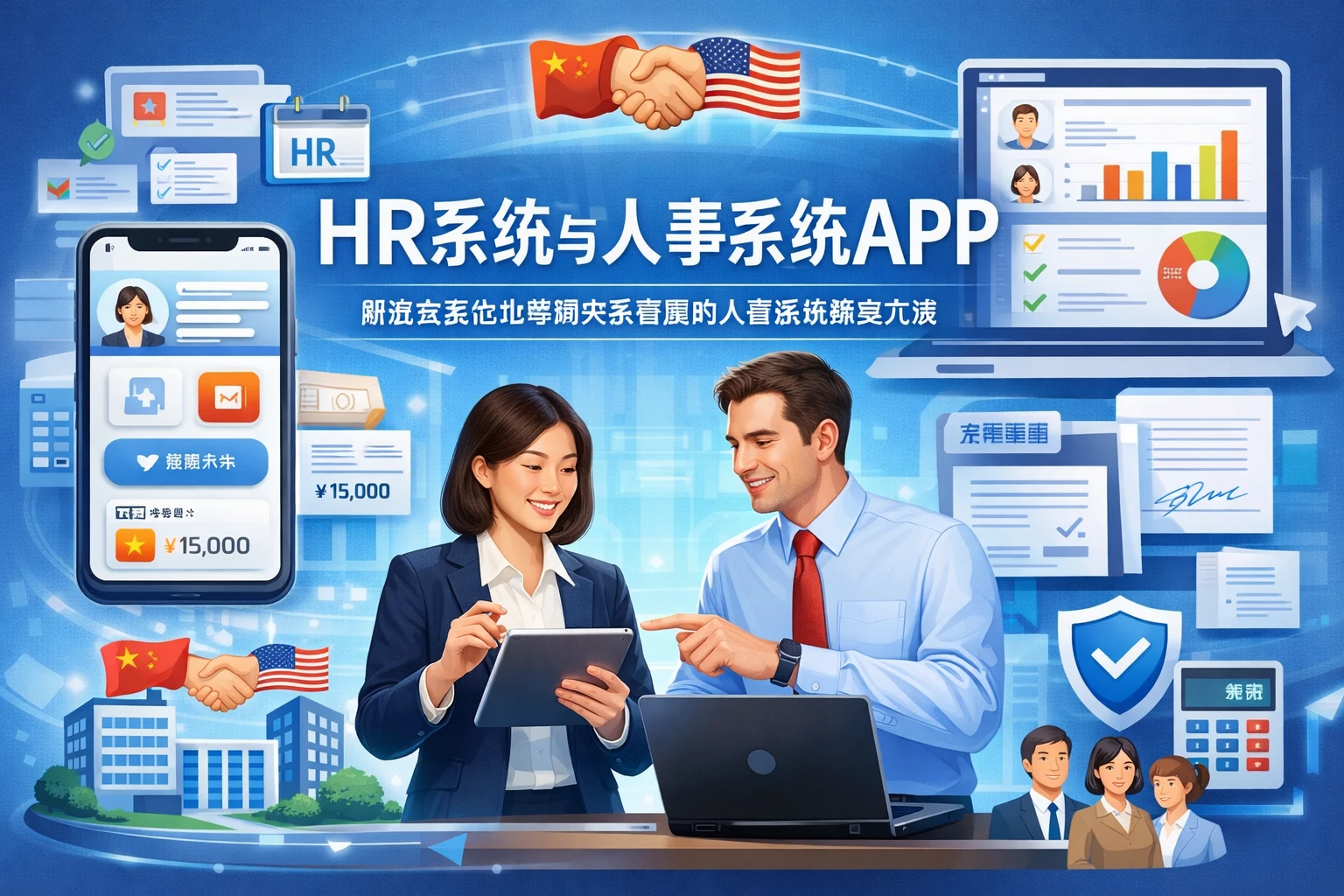 HR系统与人事系统APP：解决合资企业劳动关系管理的人事系统解决方案