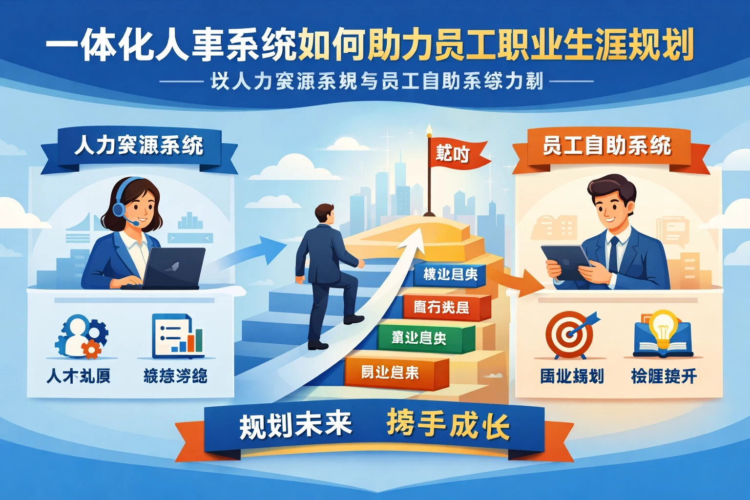 一体化人事系统如何助力员工职业生涯规划——以人力资源系统与员工自助系统为例