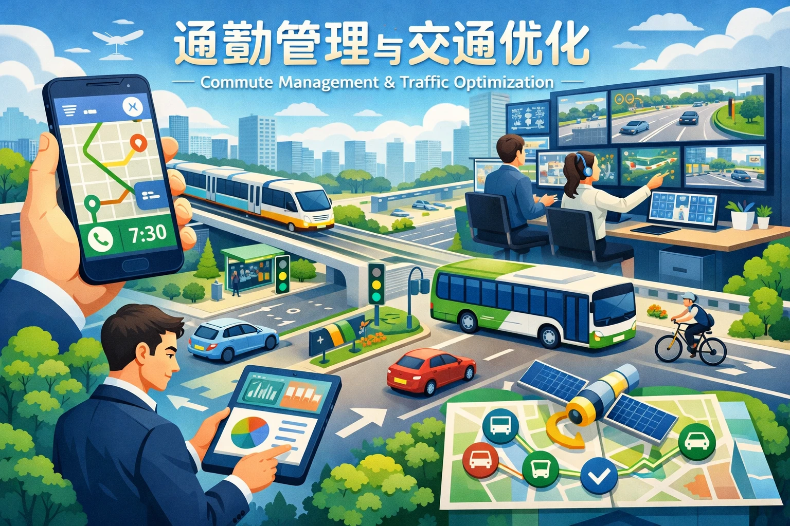 通勤管理与交通优化