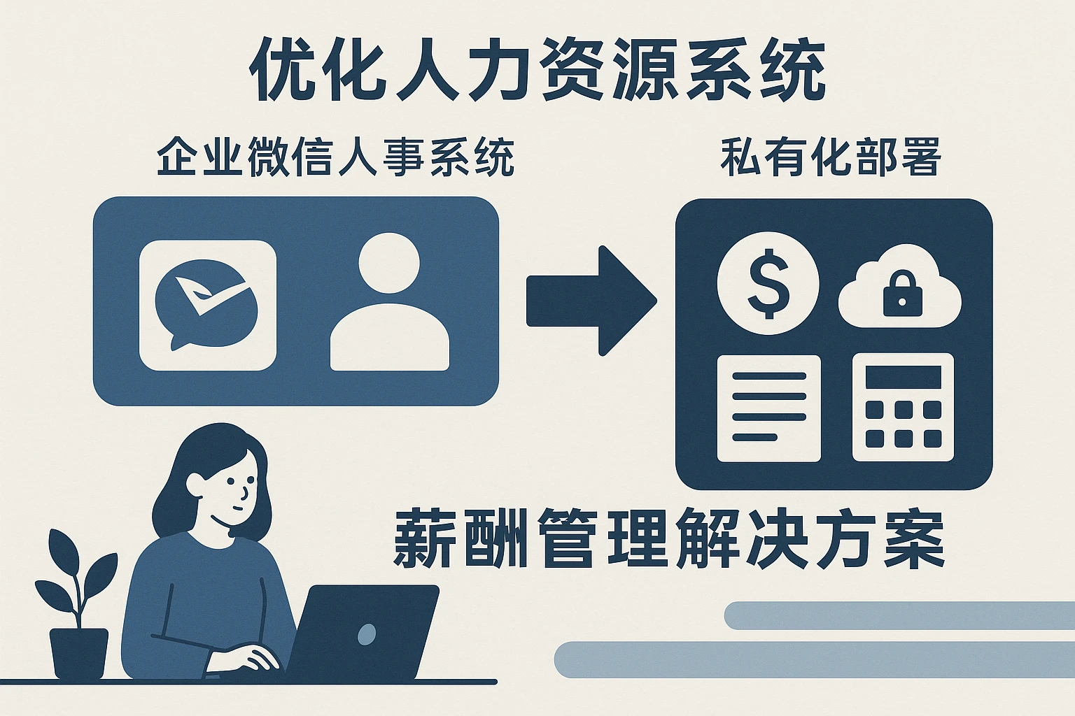 优化人力资源系统:企业微信人事系统与私有化部署的薪酬管理解决方案