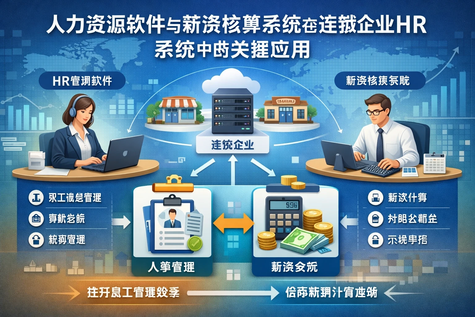 人力资源软件与薪资核算系统在连锁企业HR系统中的关键应用