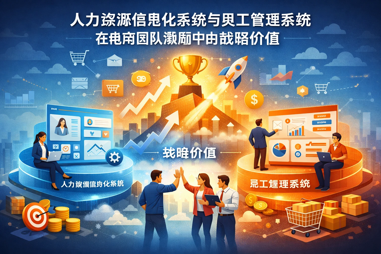 人力资源信息化系统与员工管理系统在电商团队激励中的战略价值