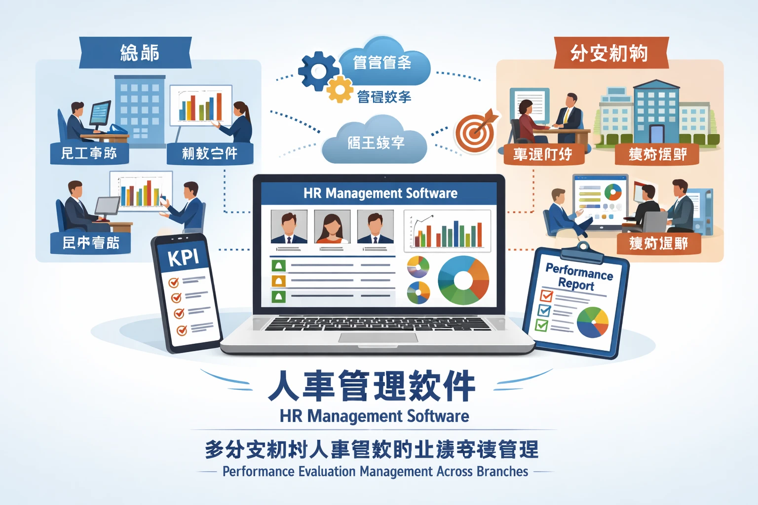 人事管理软件与多分支机构人事系统在业绩考核管理中的关键作用