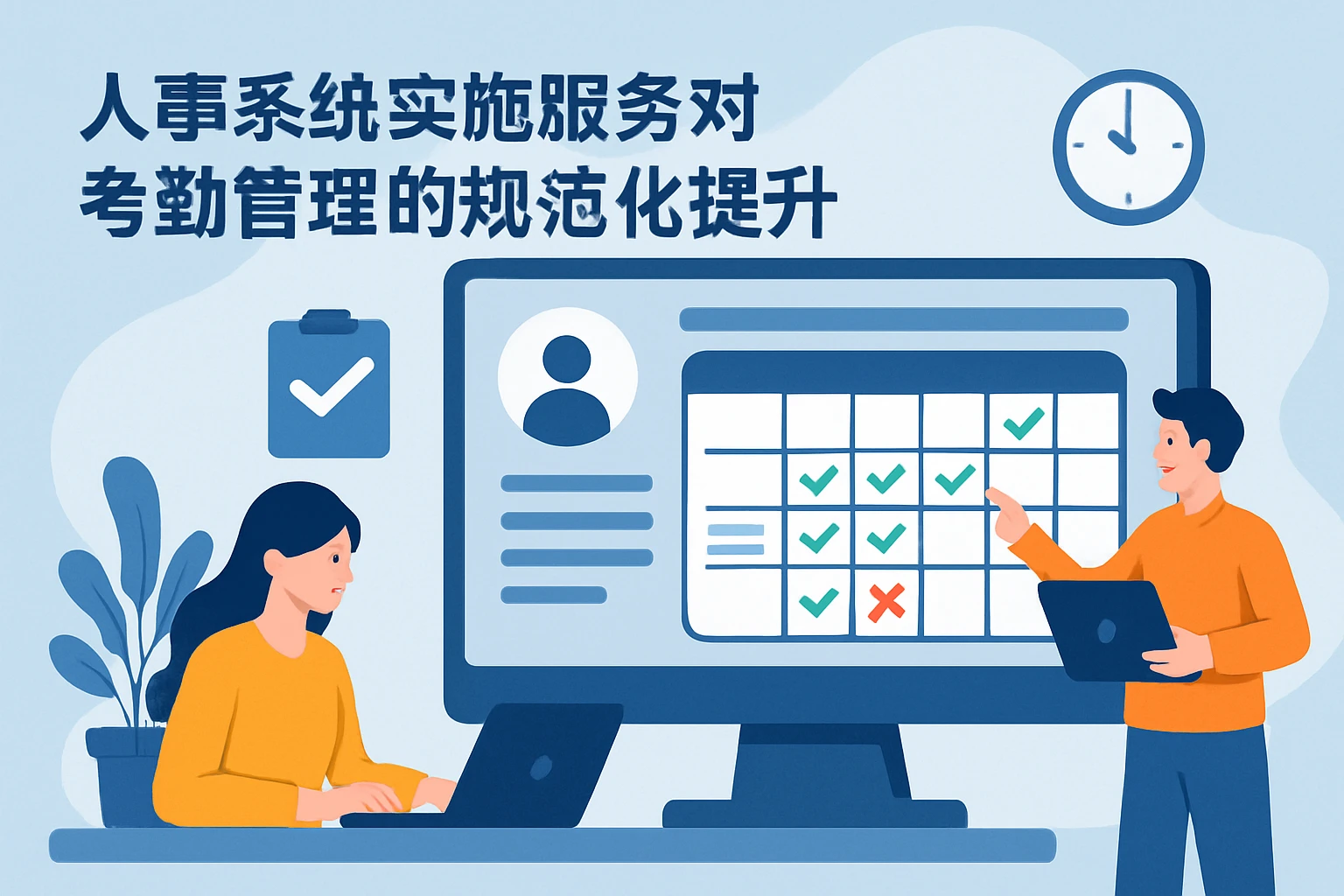 人事系统实施服务对考勤管理的规范化提升