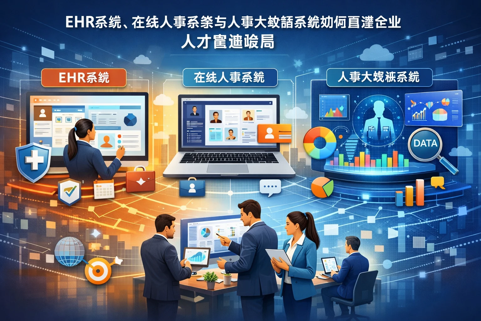 ehr系统、在线人事系统与人事大数据系统如何重塑企业人才管理格局