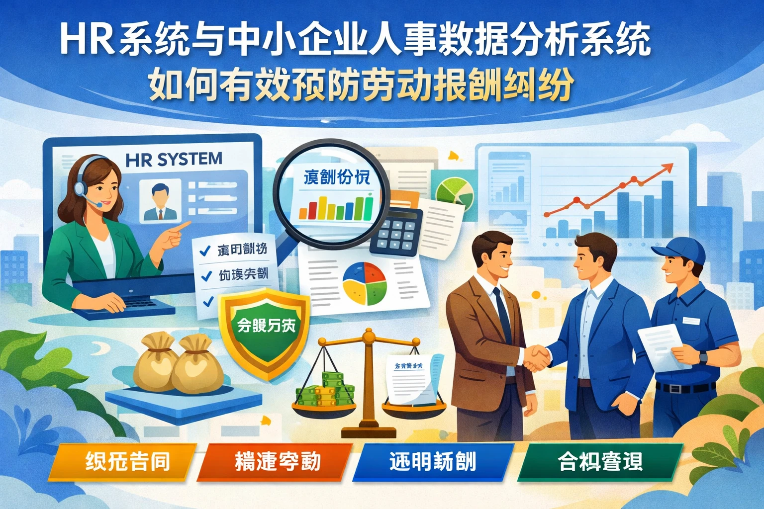 HR系统与中小企业人事数据分析系统如何有效预防劳动报酬纠纷