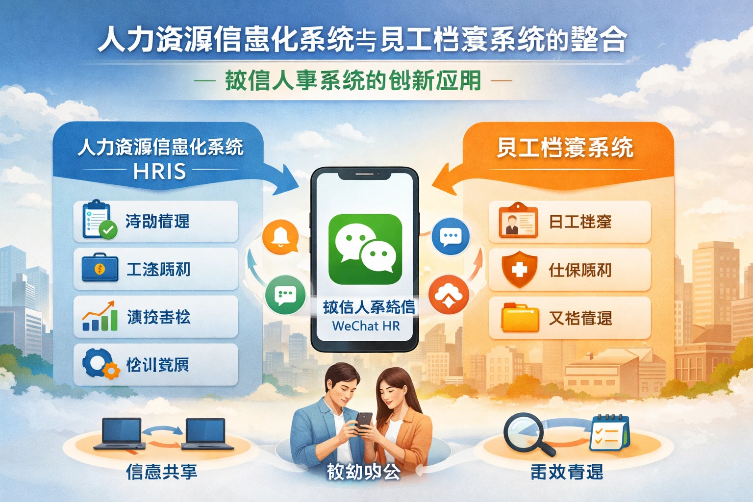 人力资源信息化系统与员工档案系统的整合：微信人事系统的创新应用