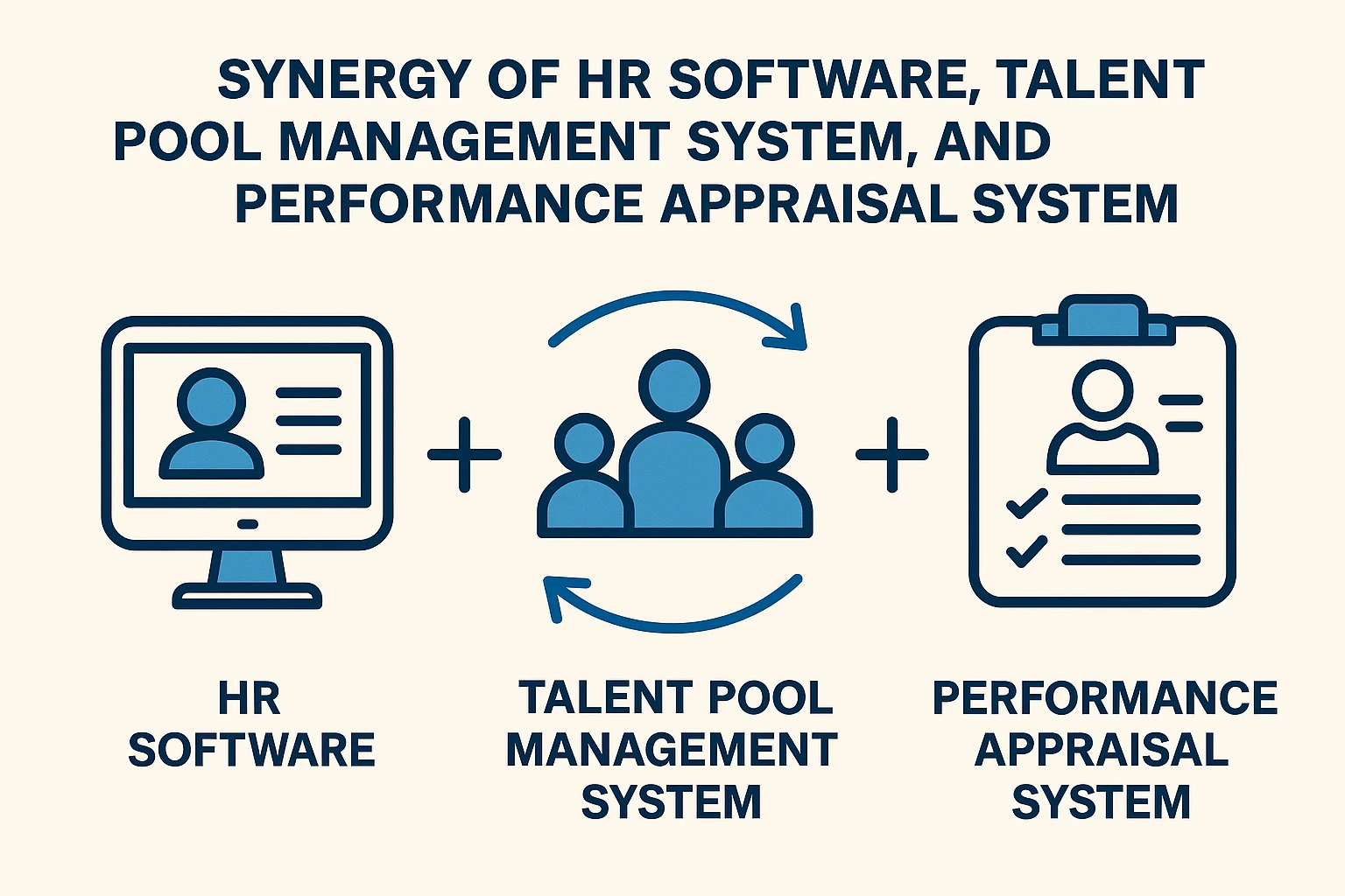 人力资源软件、人才库管理系统与绩效考核系统的协同效应