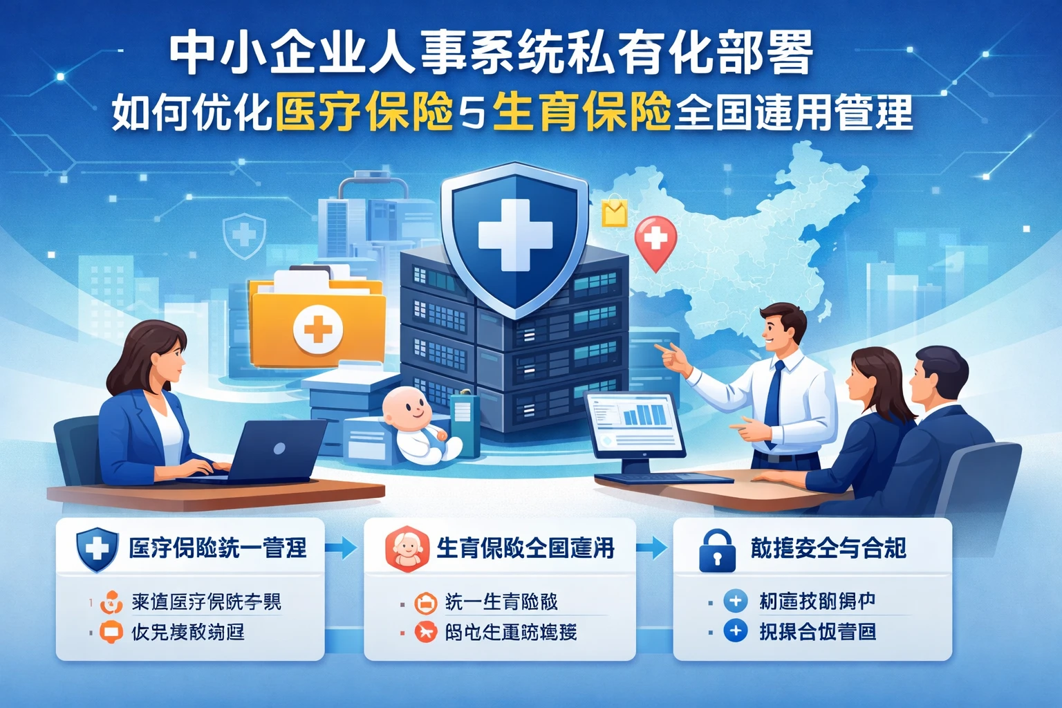 中小企业人事系统私有化部署如何优化医疗保险与生育保险全国通用管理