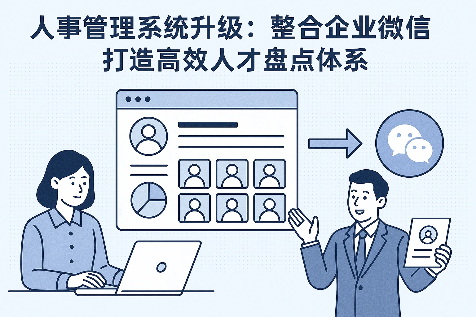 人事管理系统升级:整合企业微信打造高效人才盘点体系