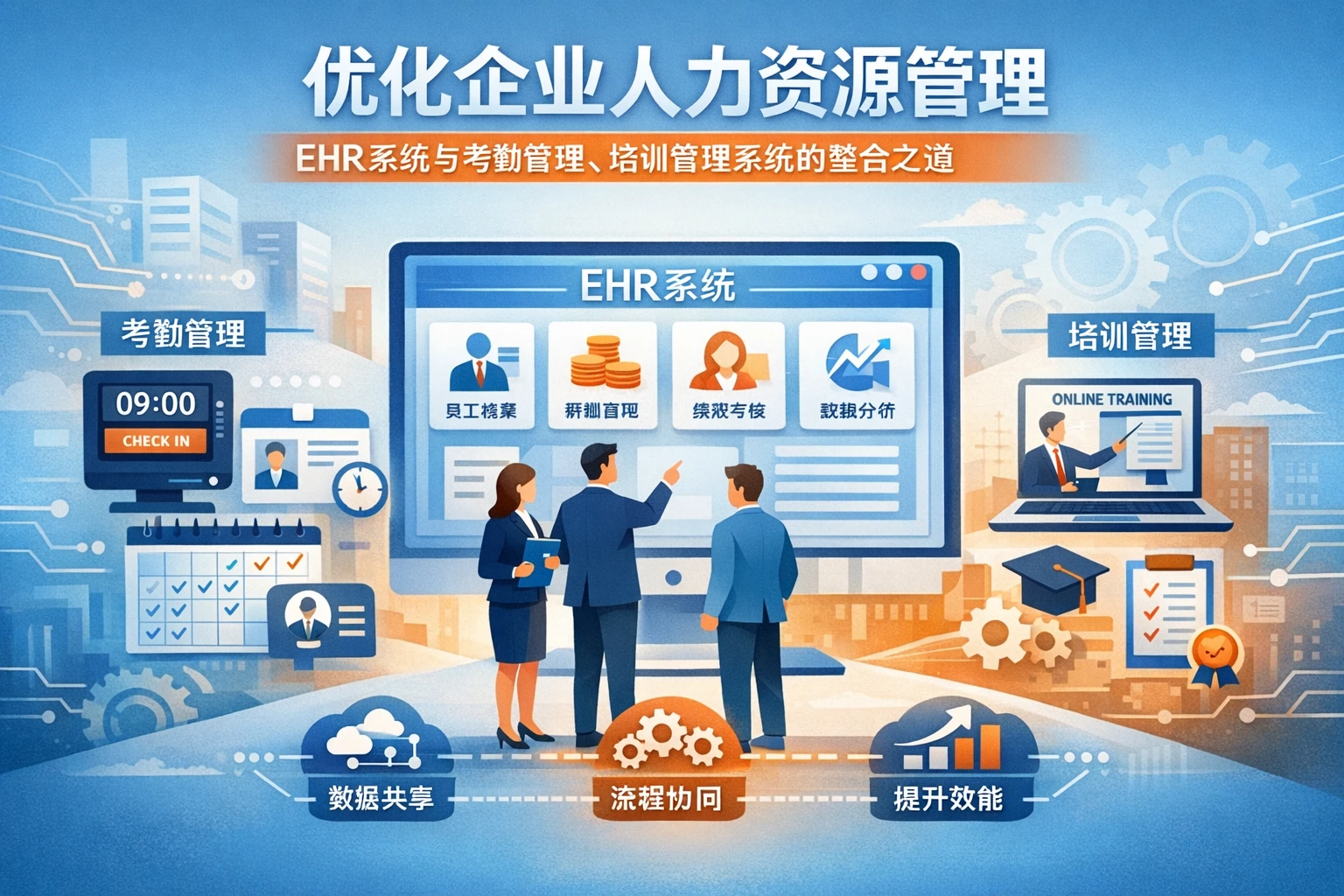 优化企业人力资源管理：EHR系统与考勤管理、培训管理系统的整合之道