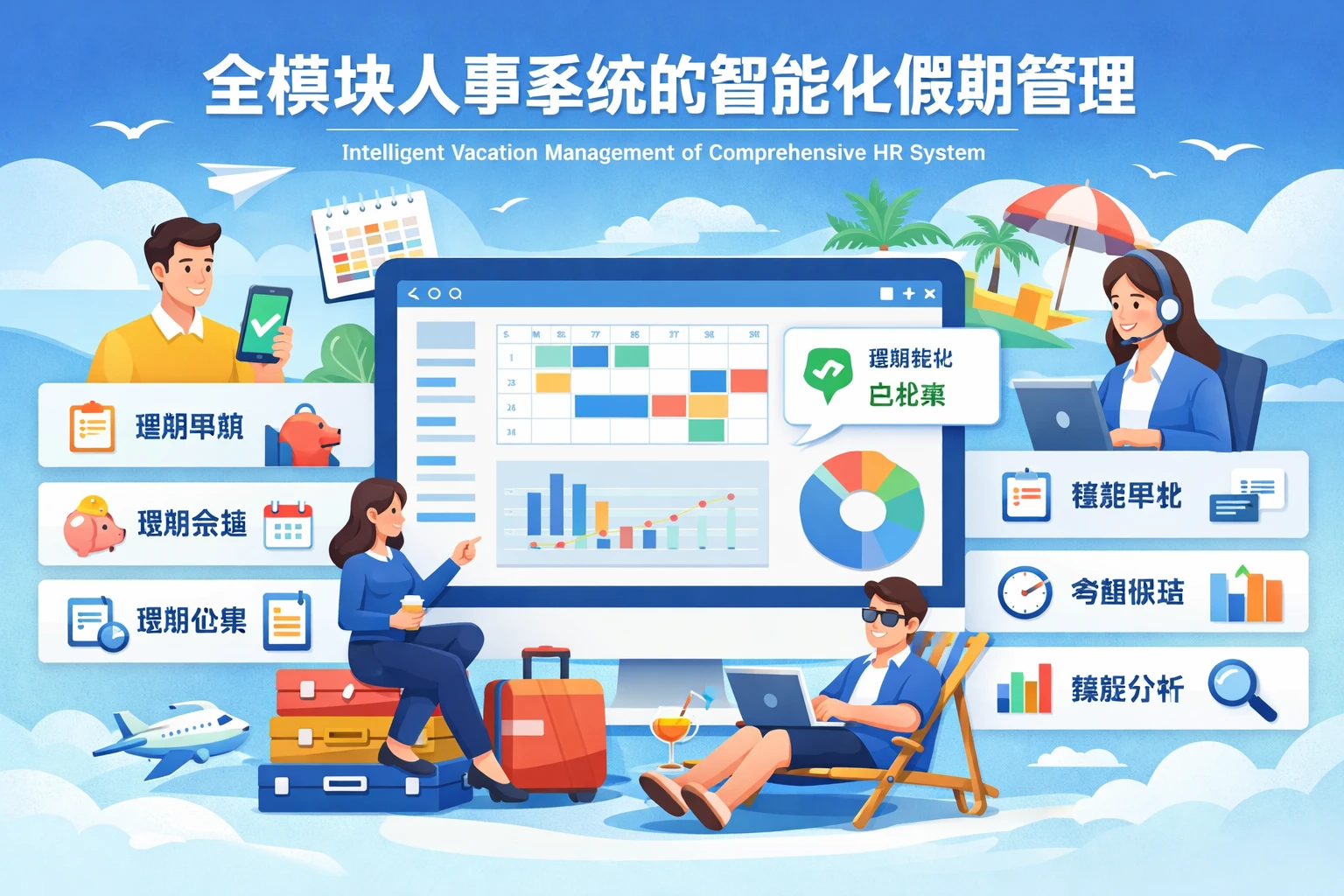 全模块人事系统的智能化假期管理