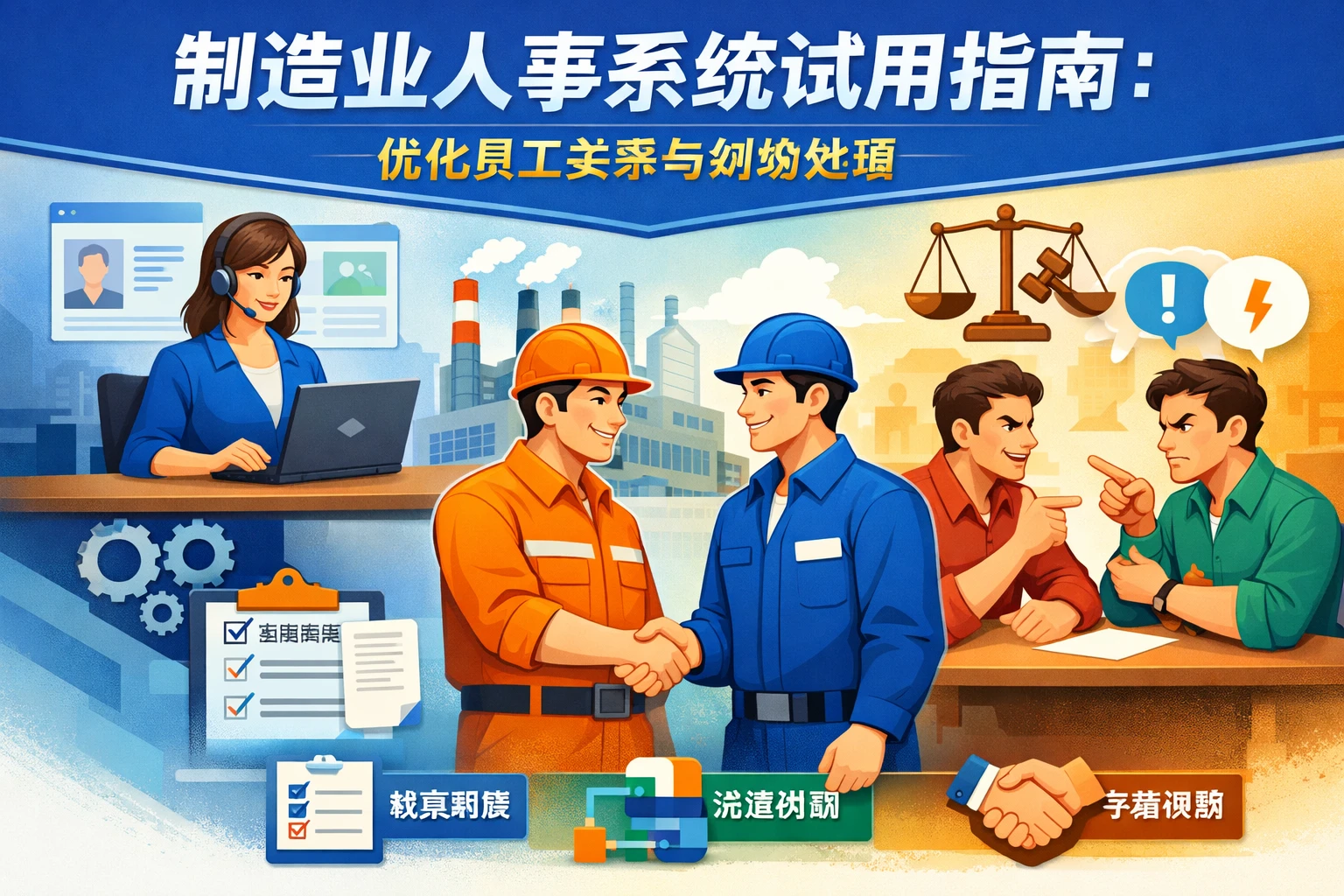 制造业人事系统试用指南：优化员工关系与纠纷处理