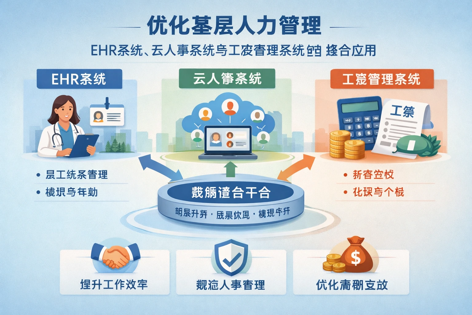 优化基层人力管理:EHR系统、云人事系统与工资管理系统的整合应用