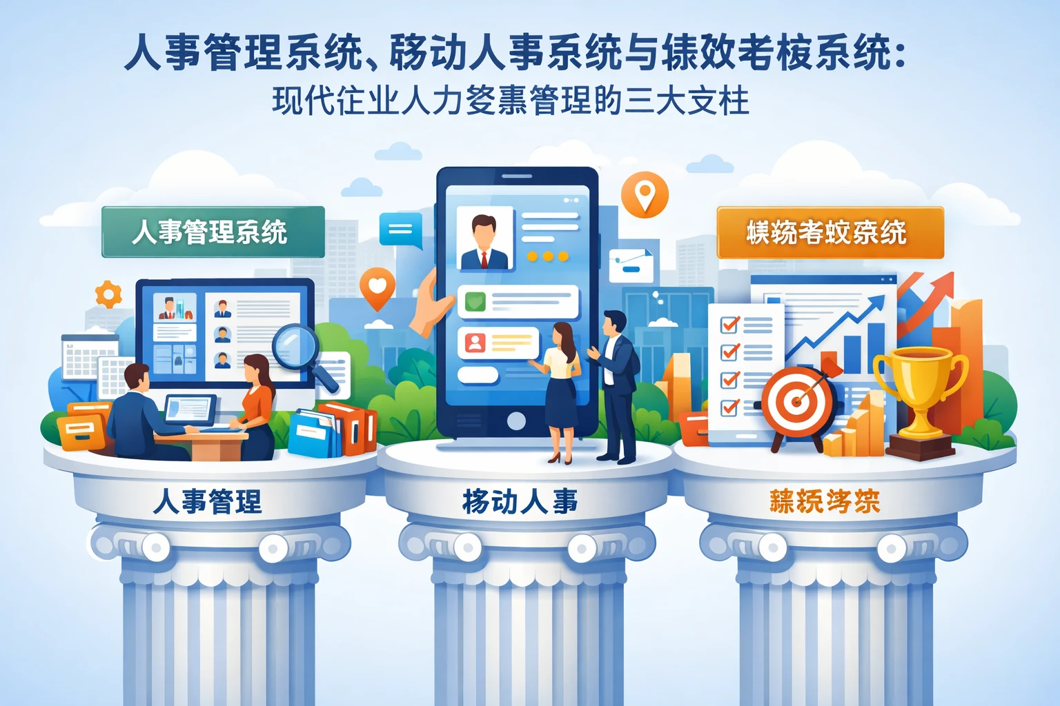 人事管理系统、移动人事系统与绩效考核系统：现代企业人力资源管理的三大支柱