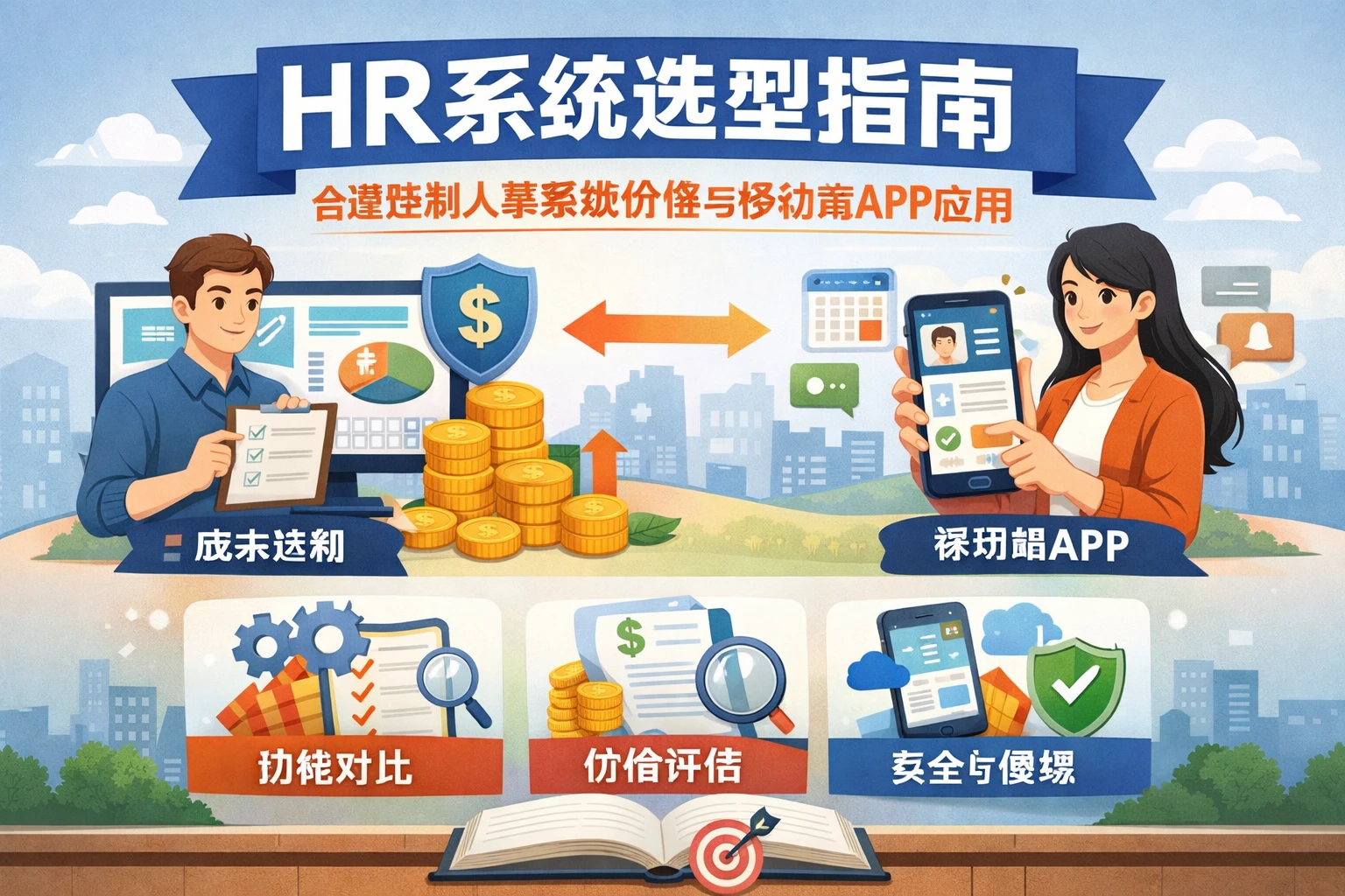 HR系统选型指南：合理控制人事系统价格与移动端APP应用
