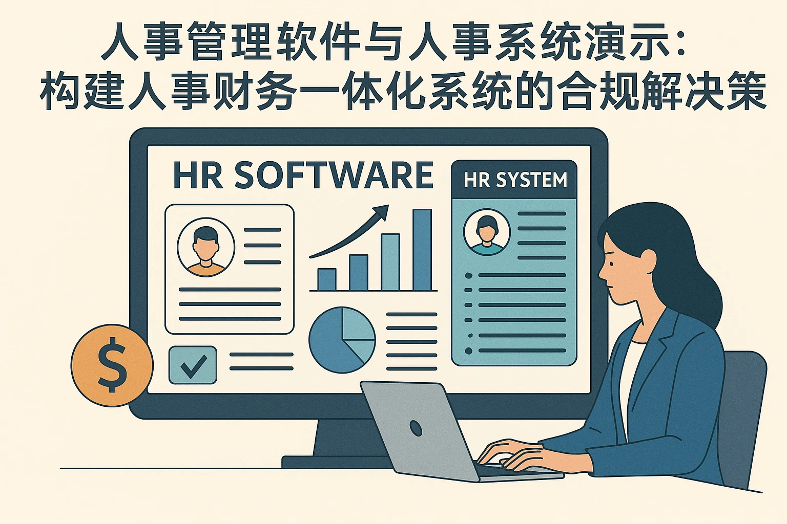 人事管理软件与人事系统演示：构建人事财务一体化系统的合规解决方案