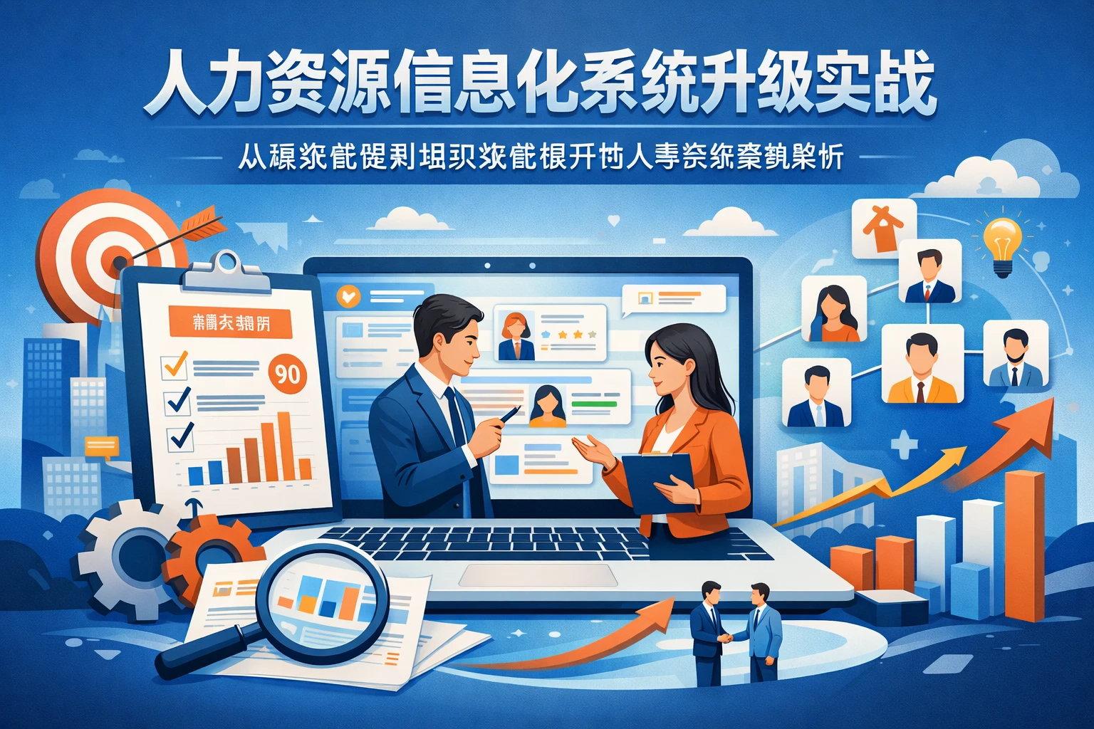 人力资源信息化系统升级实战:从绩效管理到组织效能提升的人事系统案例解析