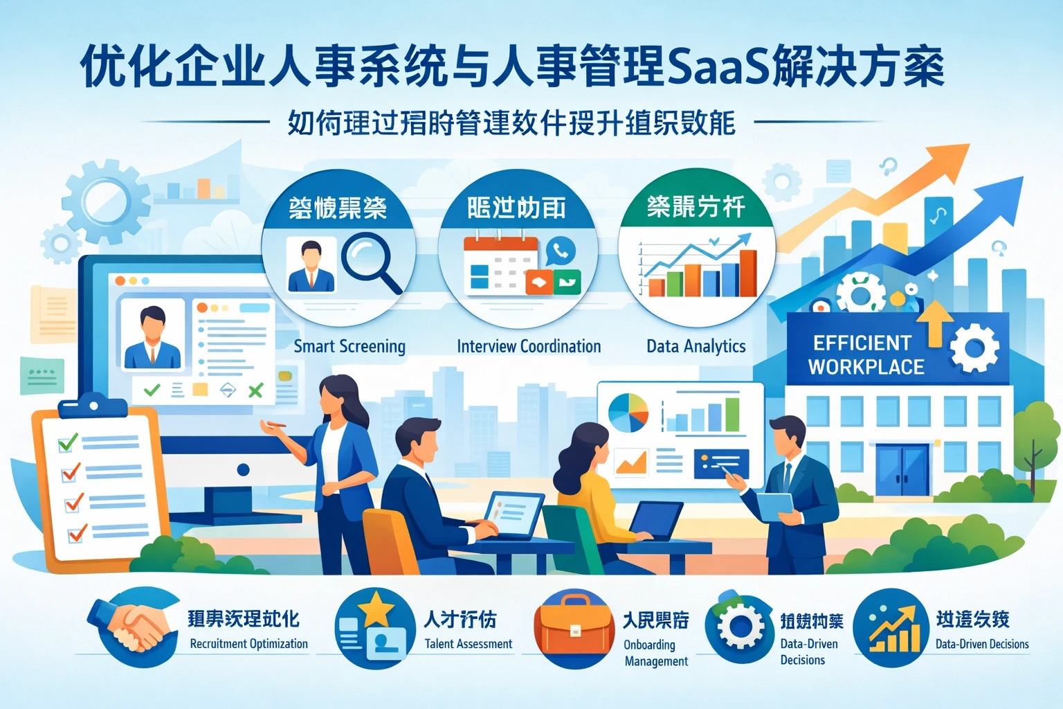 优化企业人事系统与人事管理SaaS解决方案：如何通过招聘管理软件提升组织效能