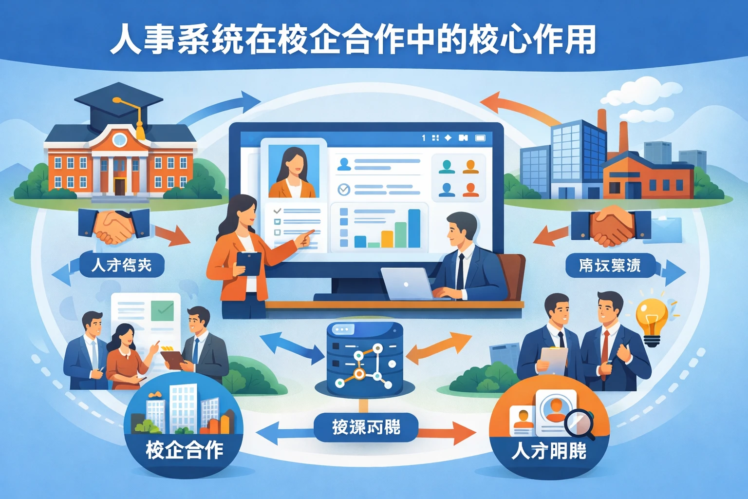 人事系统在校企合作中的核心作用
