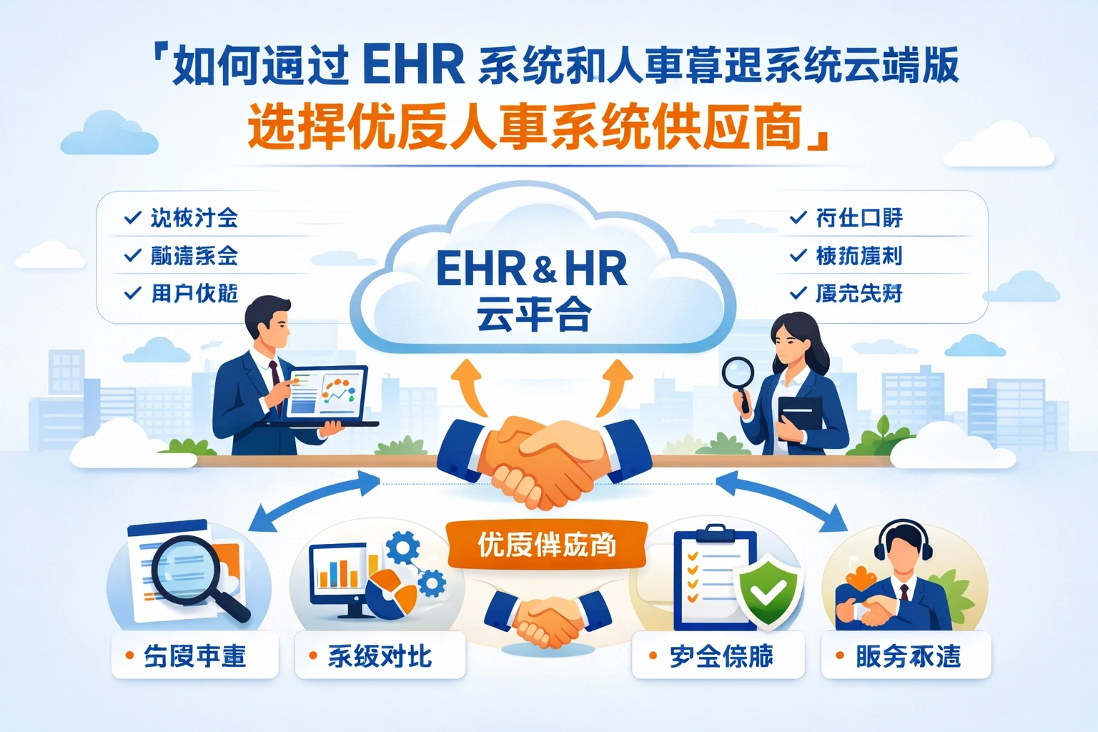 如何通过ehr系统和人事管理系统云端版选择优质人事系统供应商
