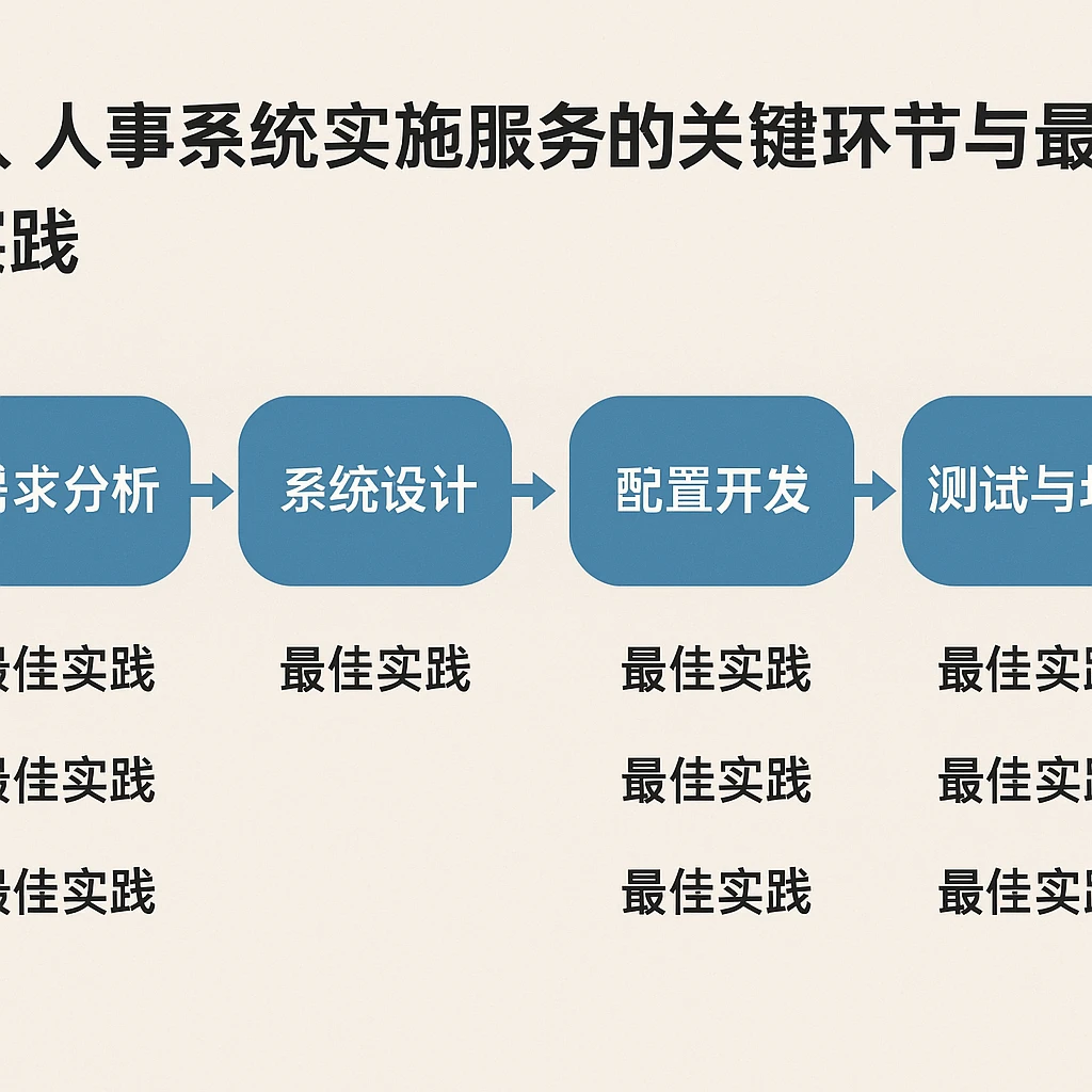 二、人事系统实施服务的关键环节与最佳实践
