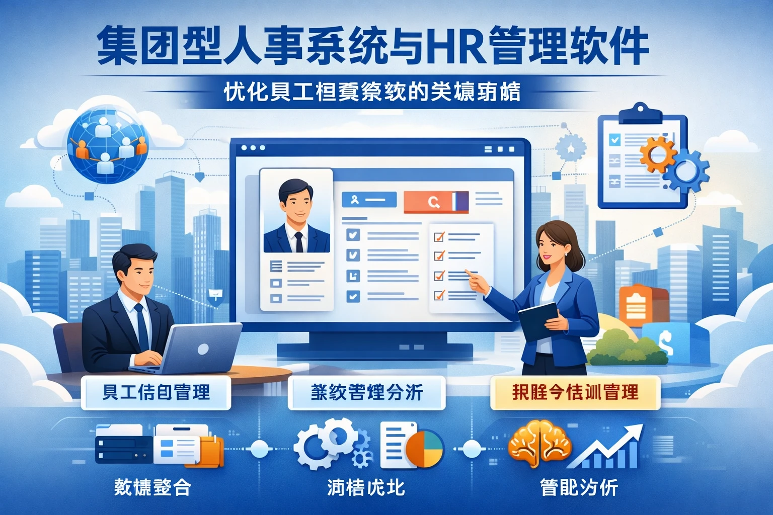 集团型人事系统与HR管理软件：优化员工档案系统的关键策略