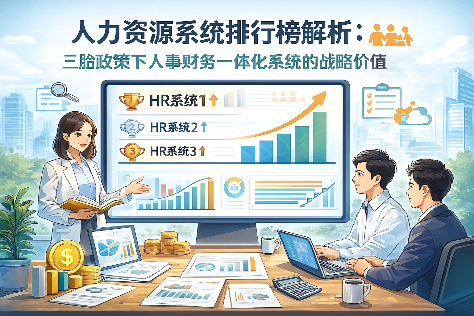 人力资源系统排行榜解析：三胎政策下人事财务一体化系统的战略价值