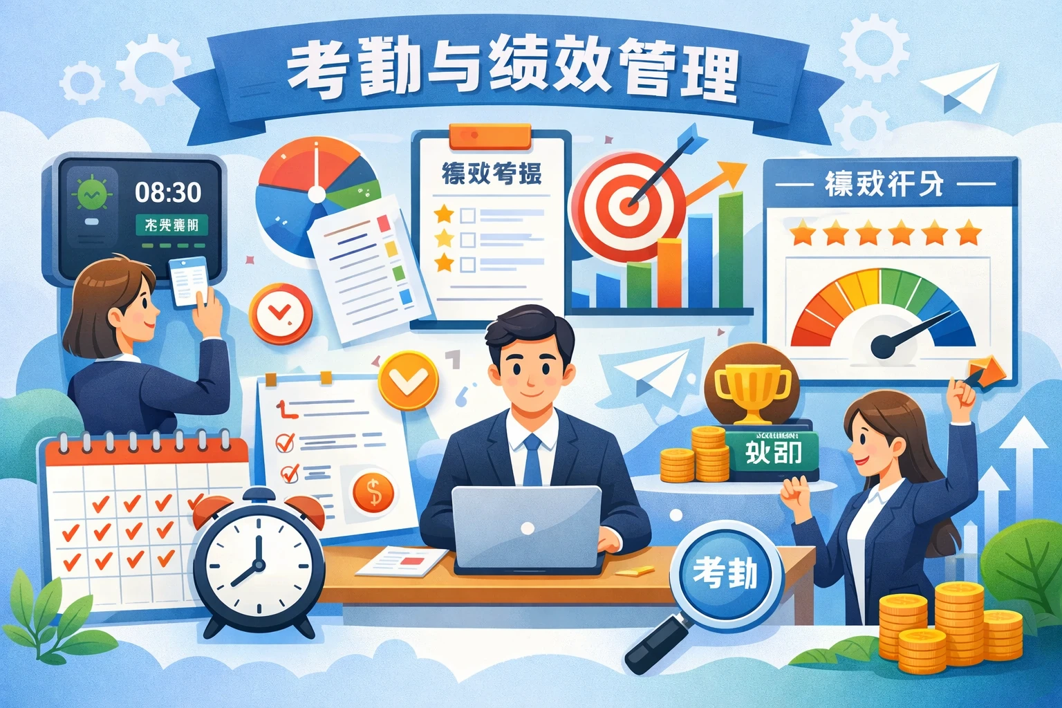 考勤与绩效管理