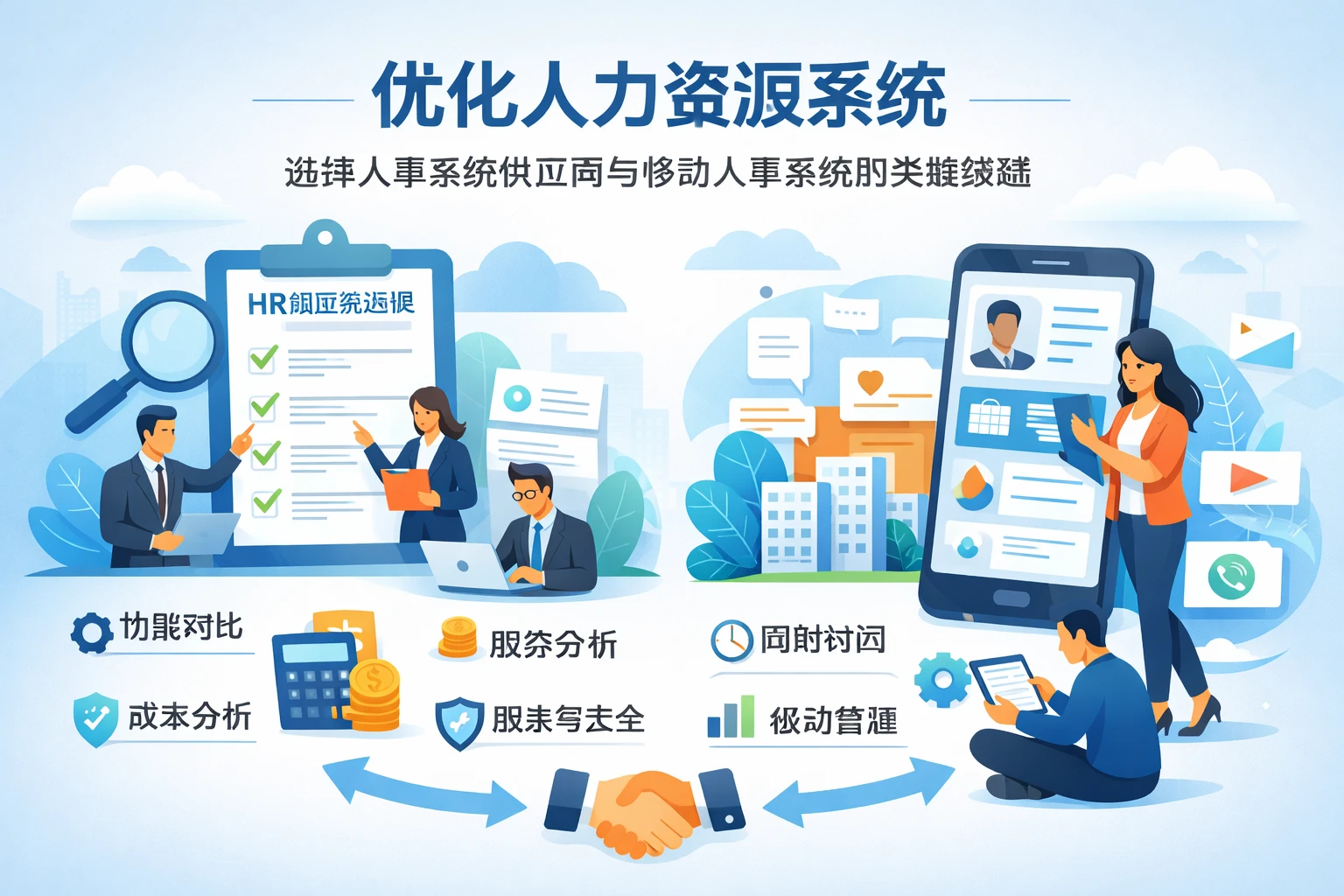 优化人力资源系统：选择人事系统供应商与移动人事系统的关键策略