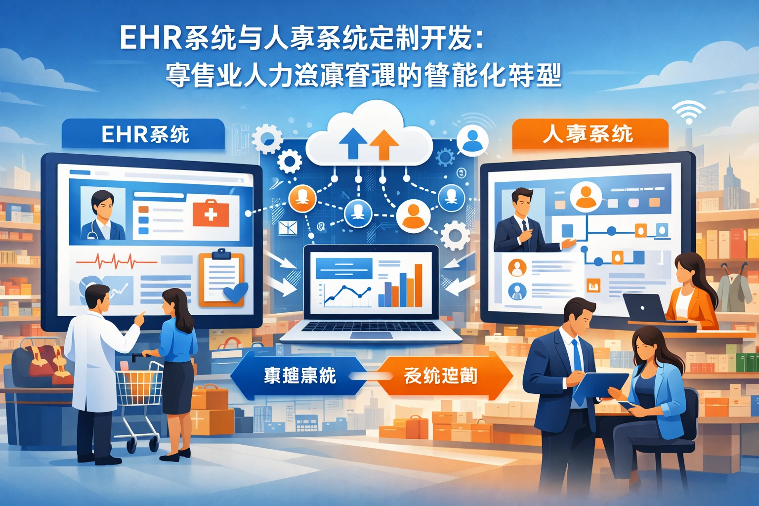 EHR系统与人事系统定制开发:零售业人力资源管理的智能化转型