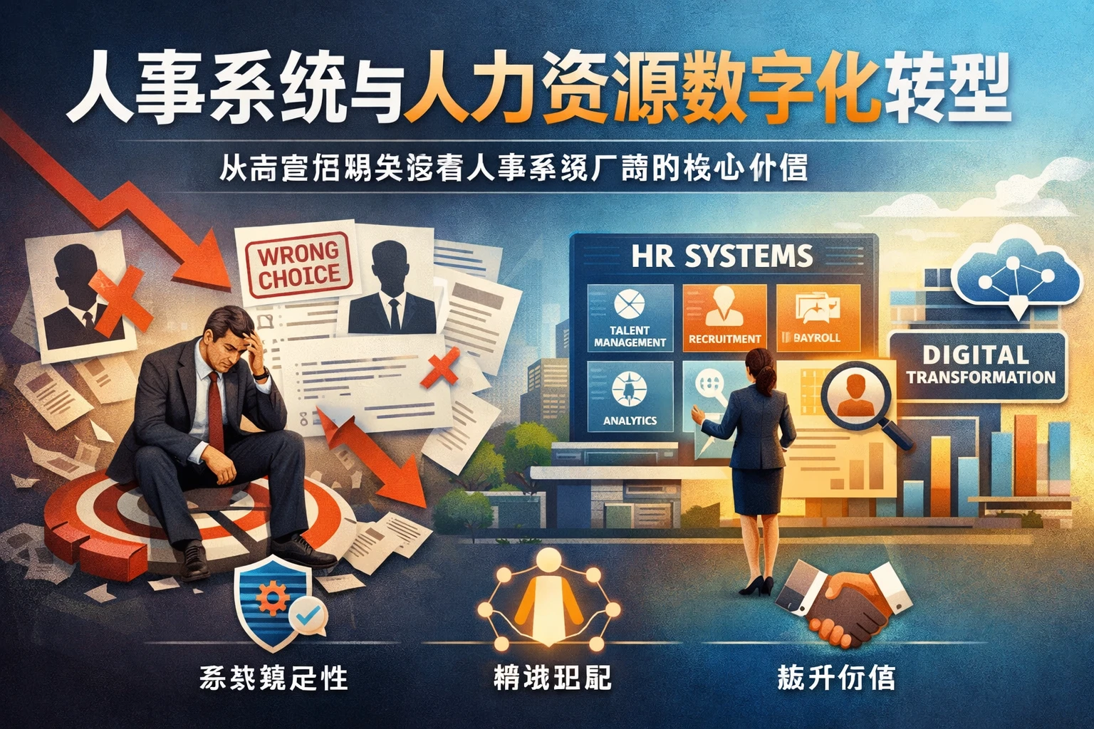 人事系统与人力资源数字化转型：从高管招聘失误看人事系统厂商的核心价值
