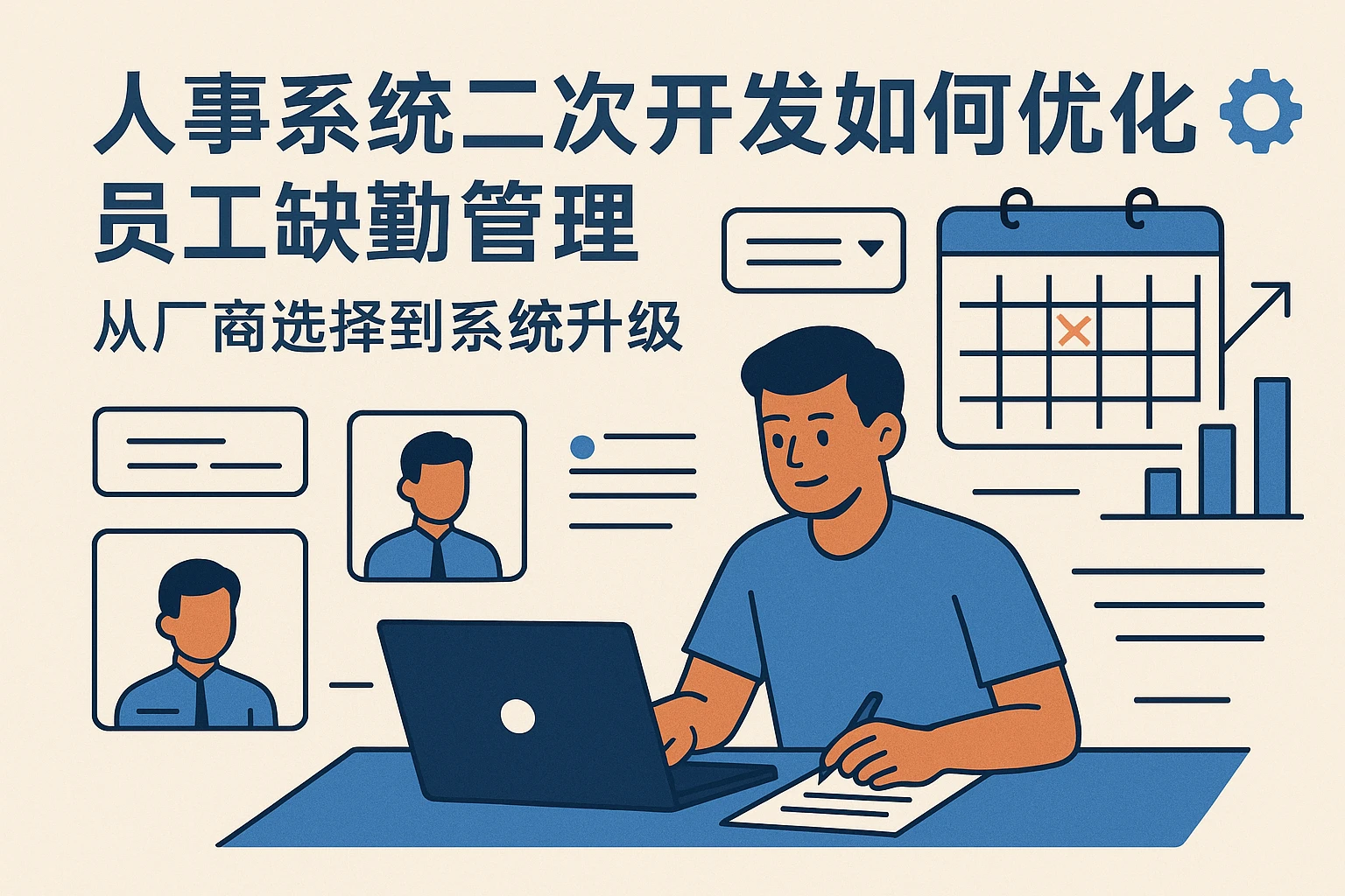 人事系统二次开发如何优化员工缺勤管理——从厂商选择到系统升级