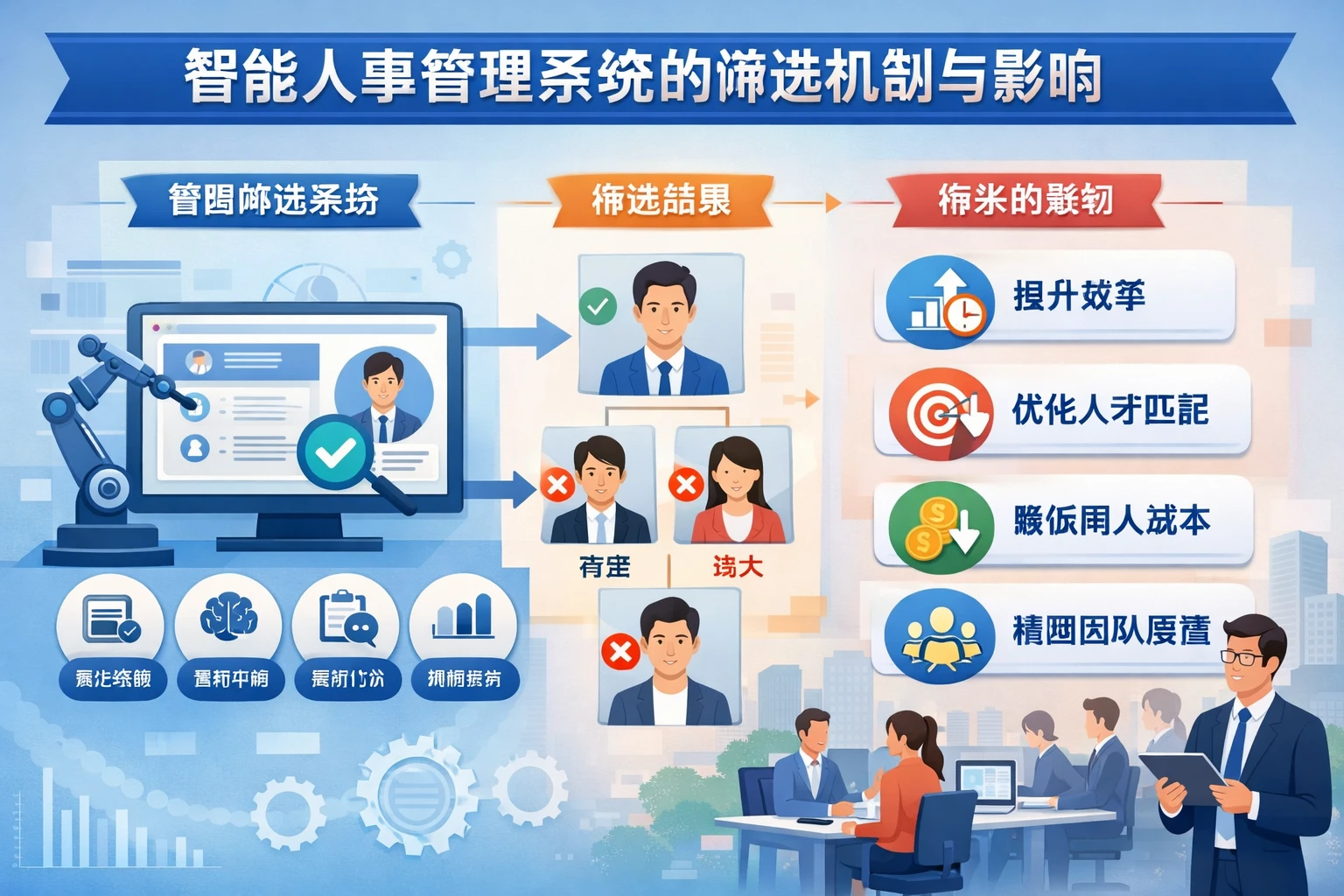 智能人事管理系统的筛选机制与影响