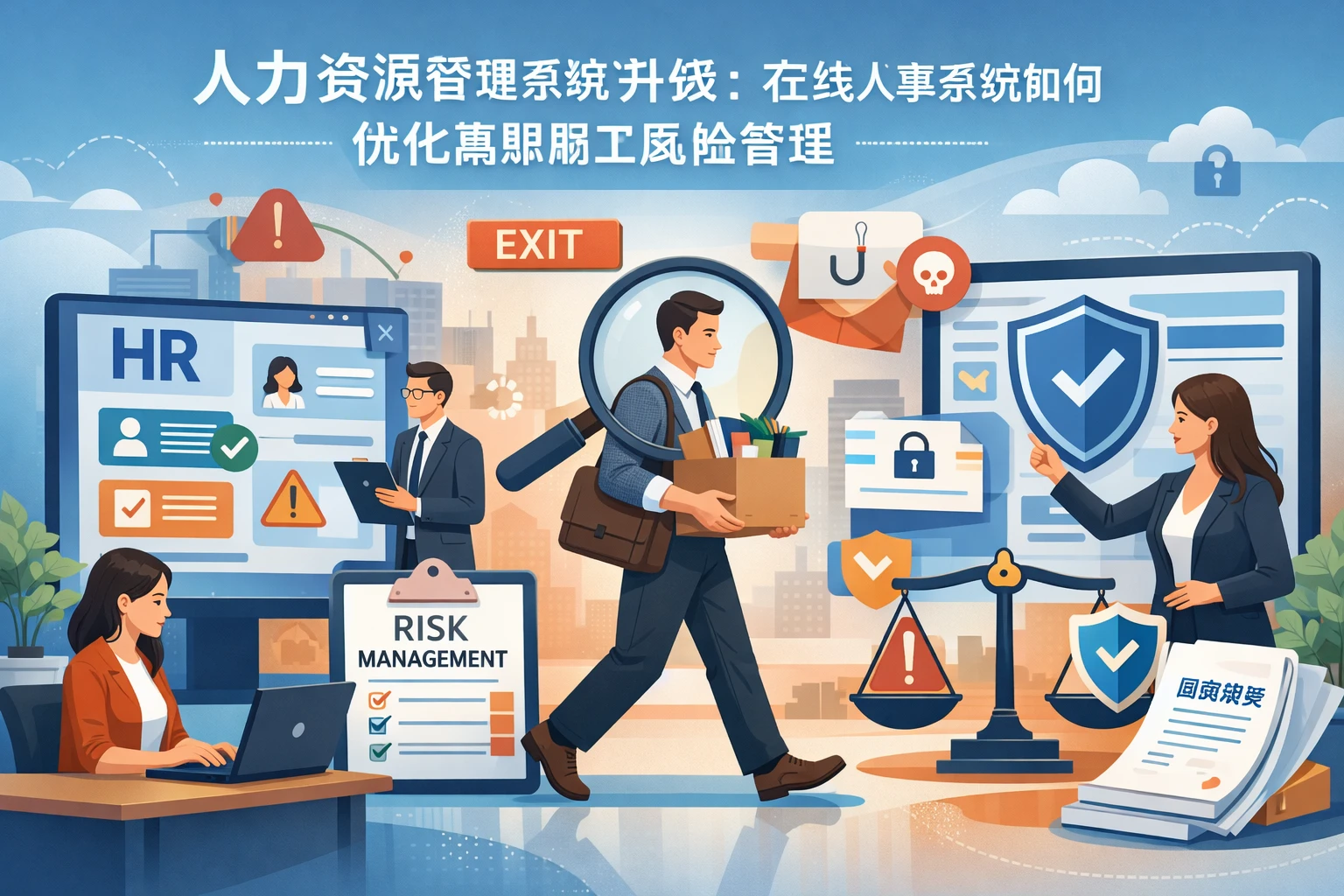 人力资源管理系统升级：在线人事系统如何优化离职期员工风险管理