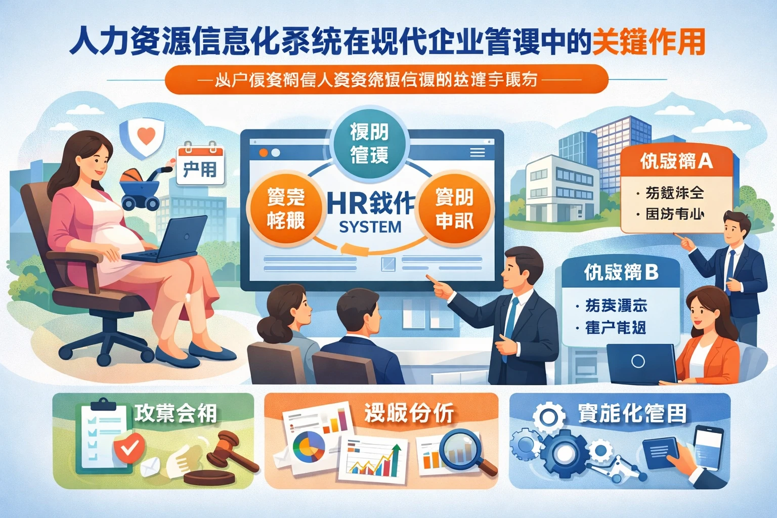 人力资源信息化系统在现代企业管理中的关键作用——从产假案例看人事系统供应商的选择与演示