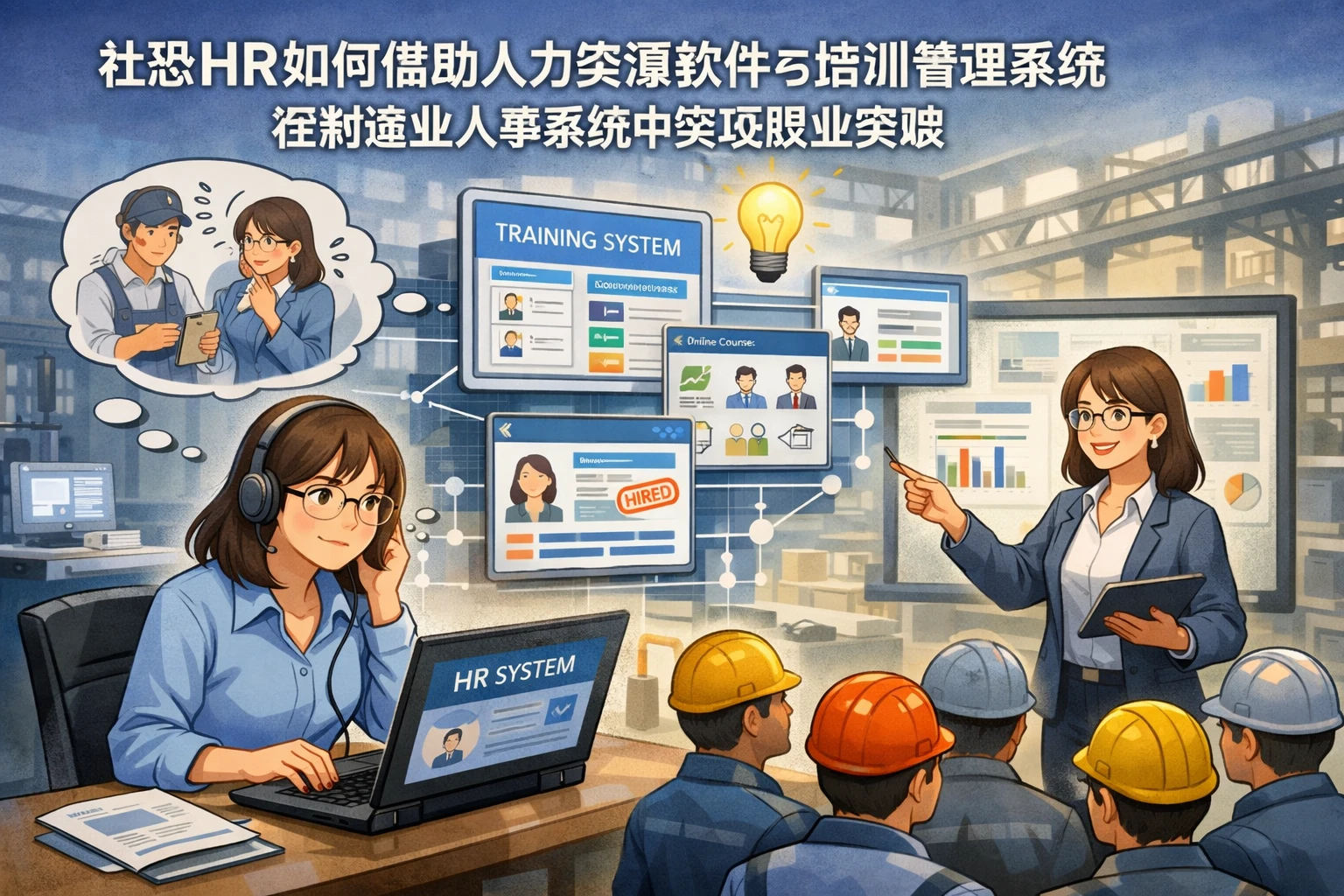 社恐HR如何借助人力资源软件与培训管理系统在制造业人事系统中实现职业突破