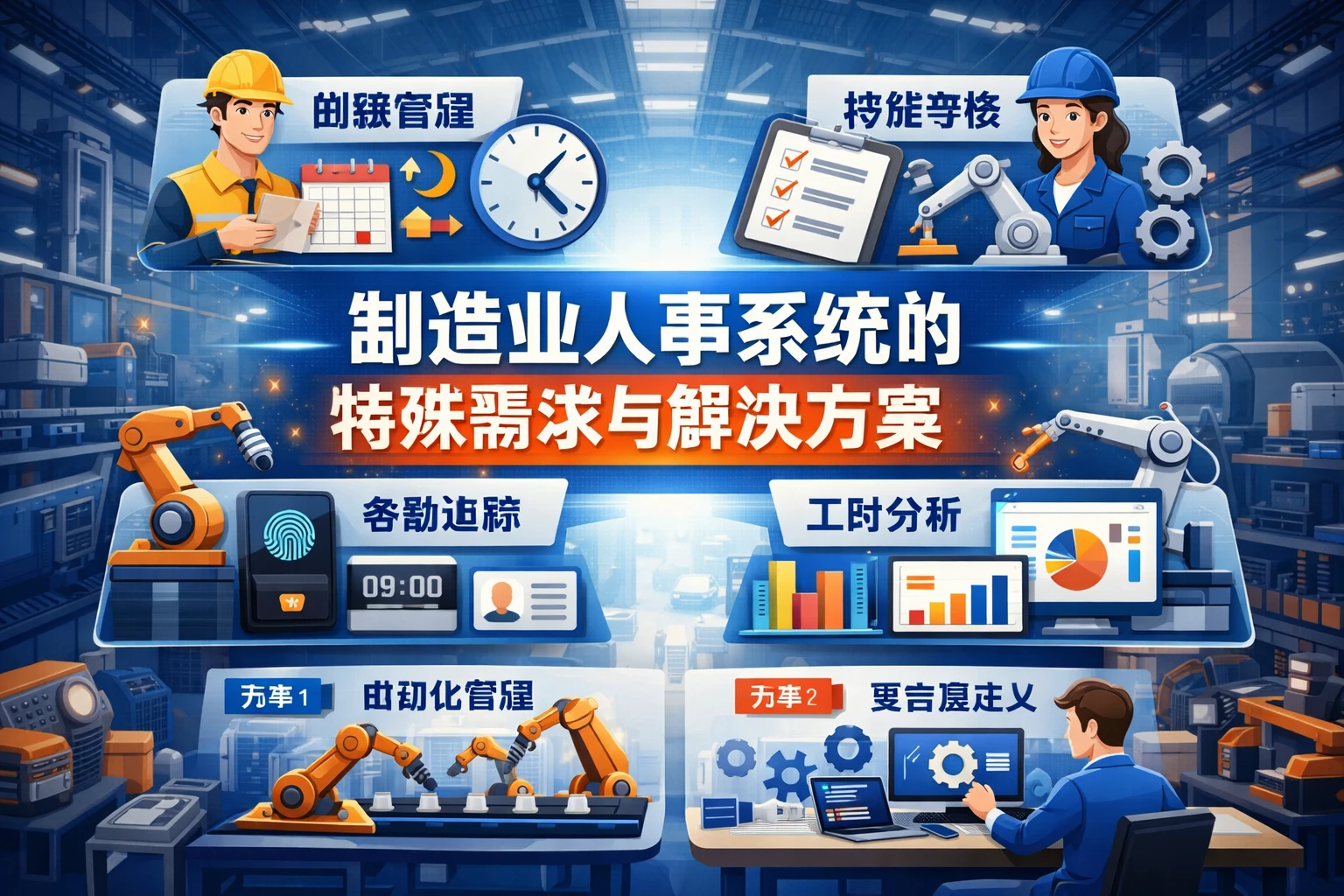 制造业人事系统的特殊需求与解决方案