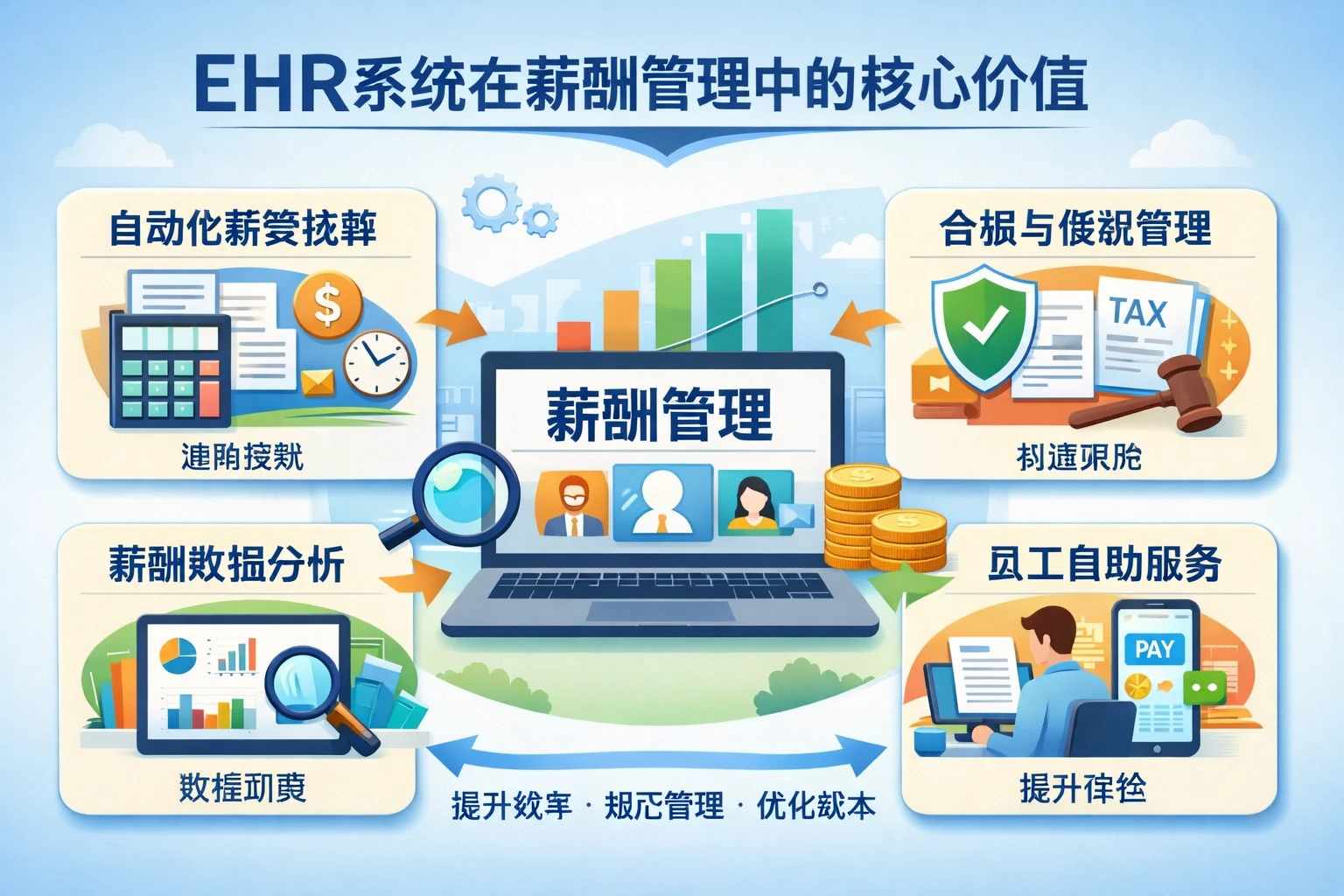 ehr系统在薪酬管理中的核心价值