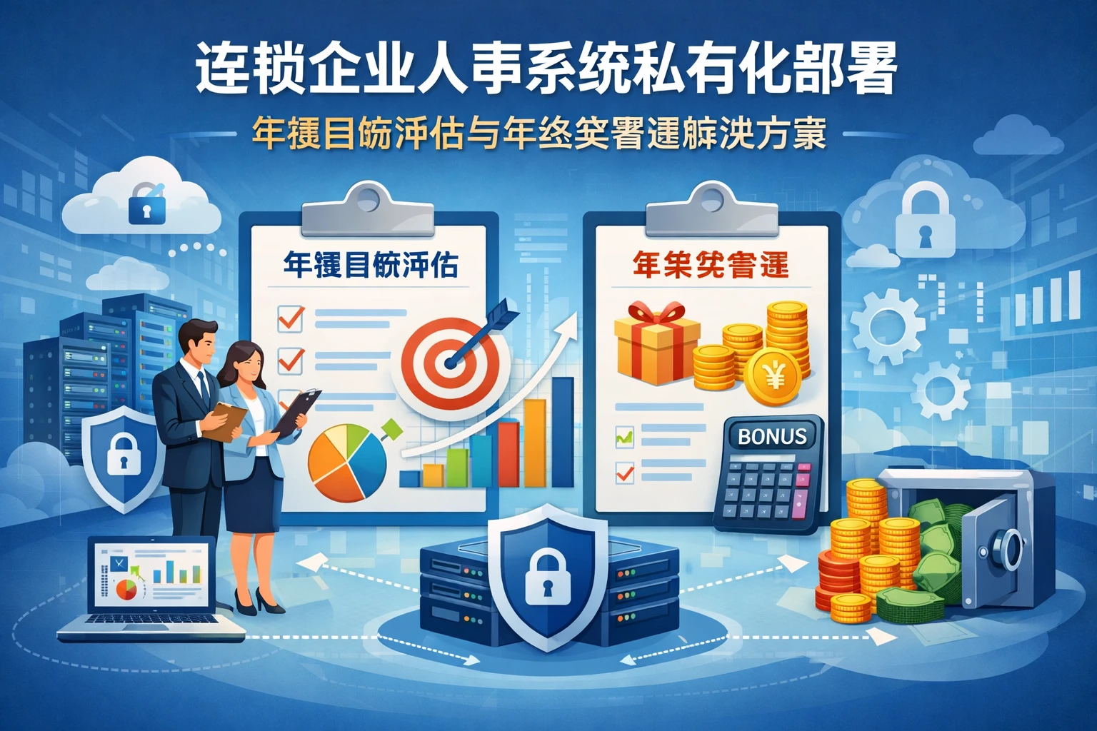 连锁企业人事系统私有化部署：年度目标评估与年终奖管理解决方案