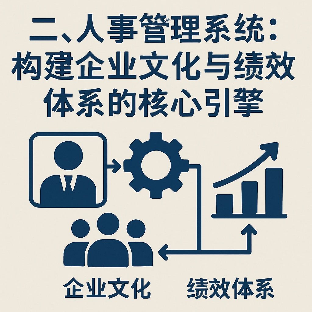 二、人事管理系统:构建企业文化与绩效体系的核心引擎