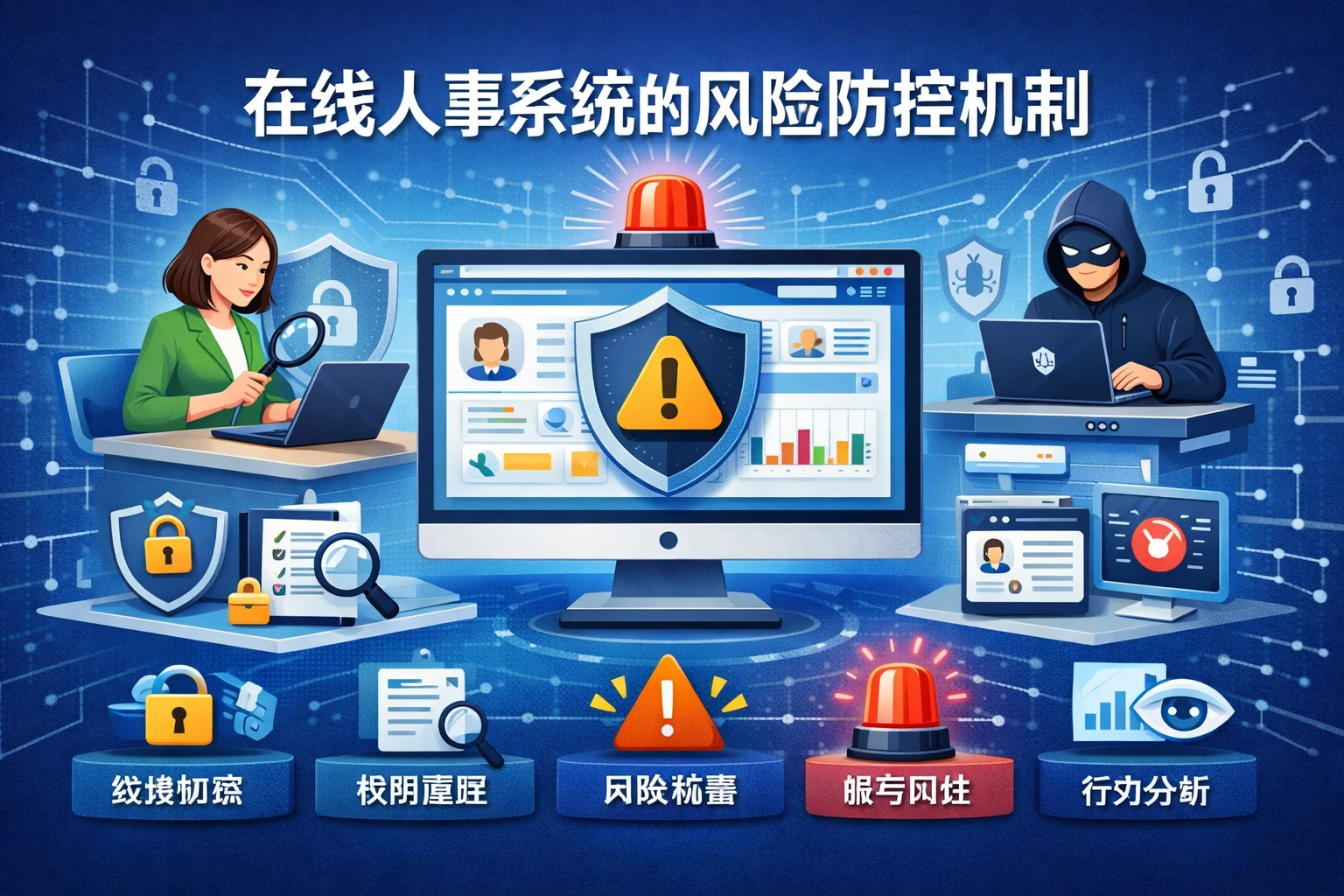 在线人事系统的风险防控机制